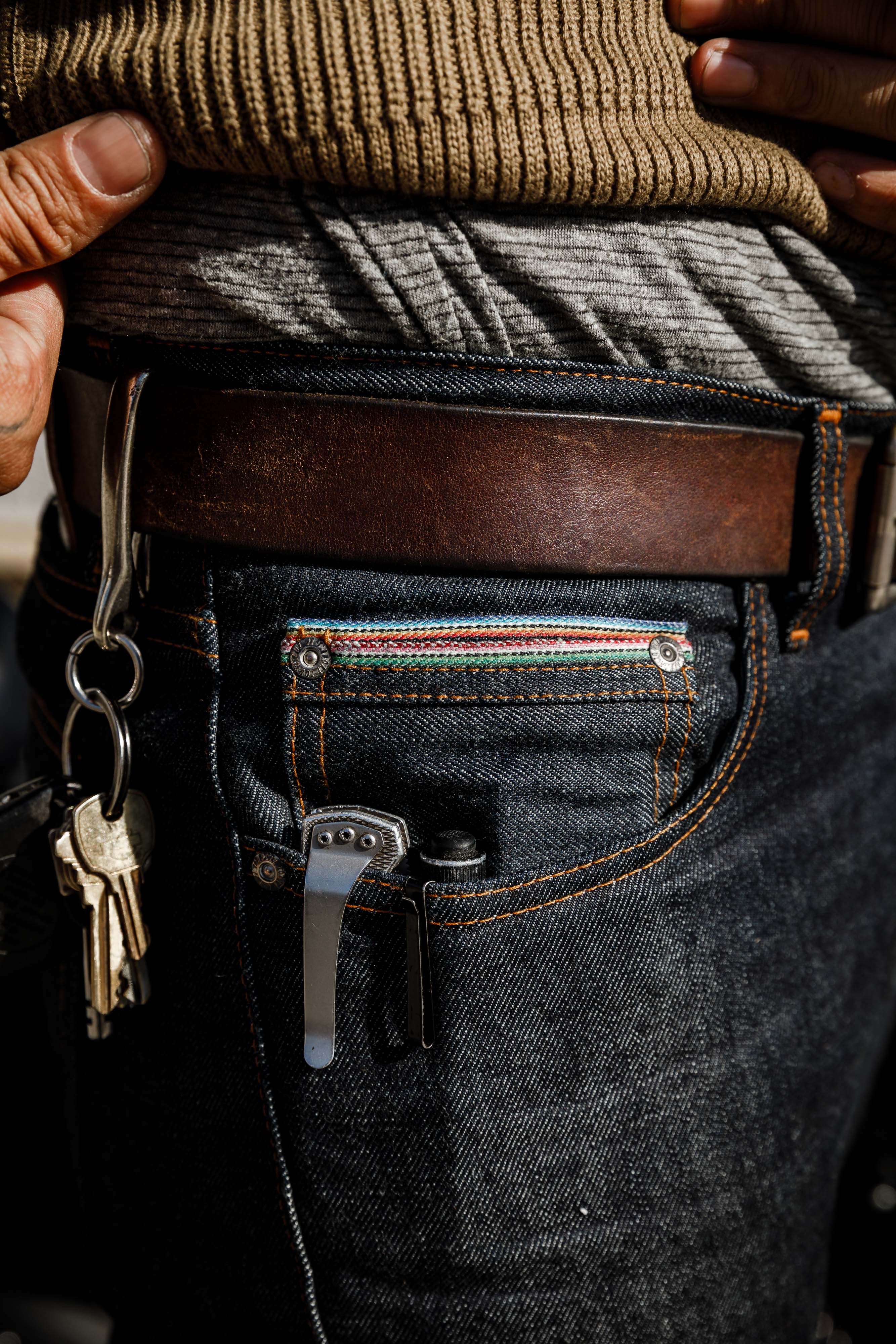 Naked & Famous - Weird Guy - Dia De Los Muertos Selvedge