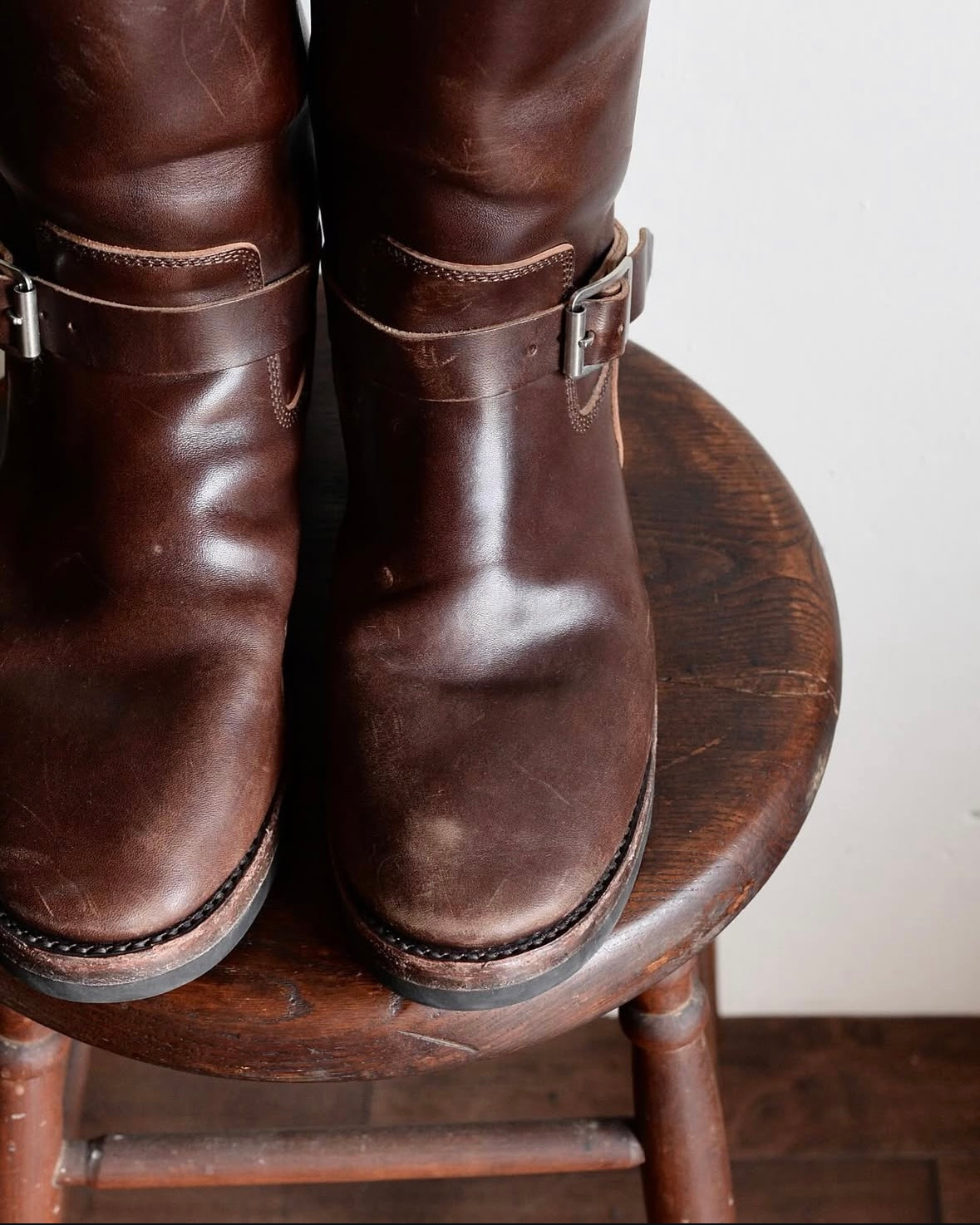 Addict Clothes - Horsebutt Engineer Boot - Brown