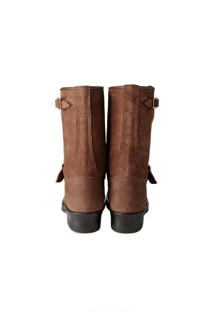 Addict Clothes - Steer Suede Engineer Boot - Brown