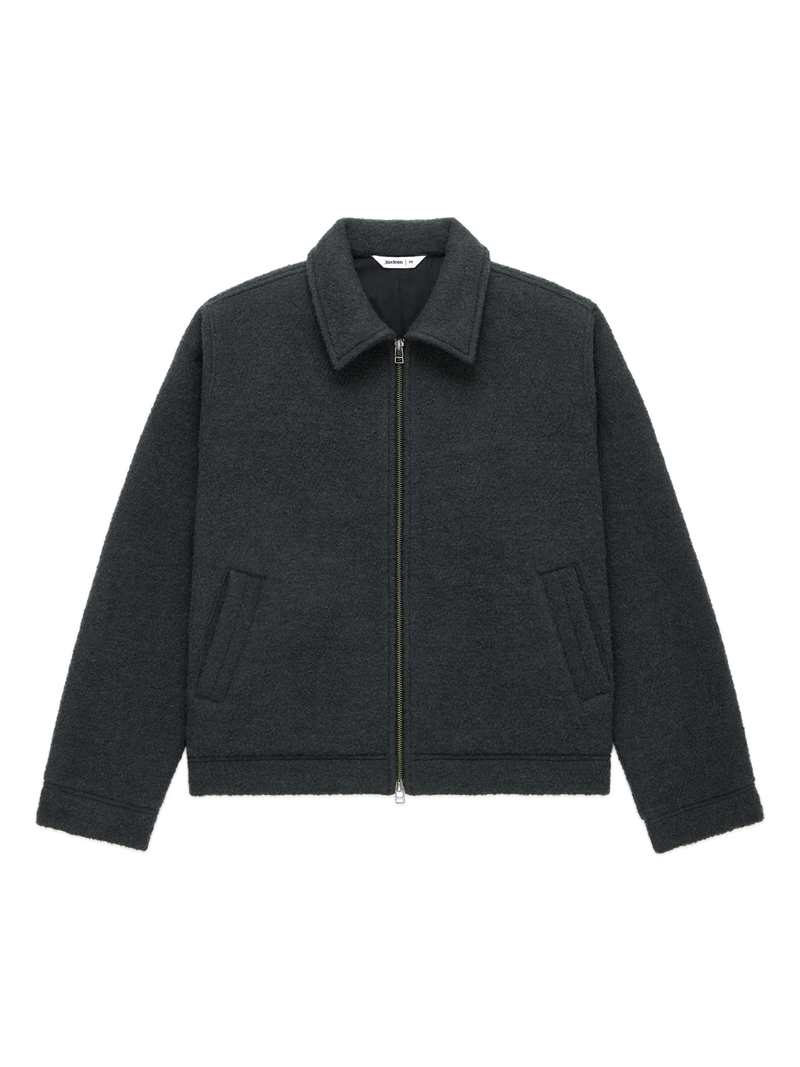 3sixteen - Club Jacket - Charcoal Boucle 3sixteen - Club Jacket - Charcoal Boucle