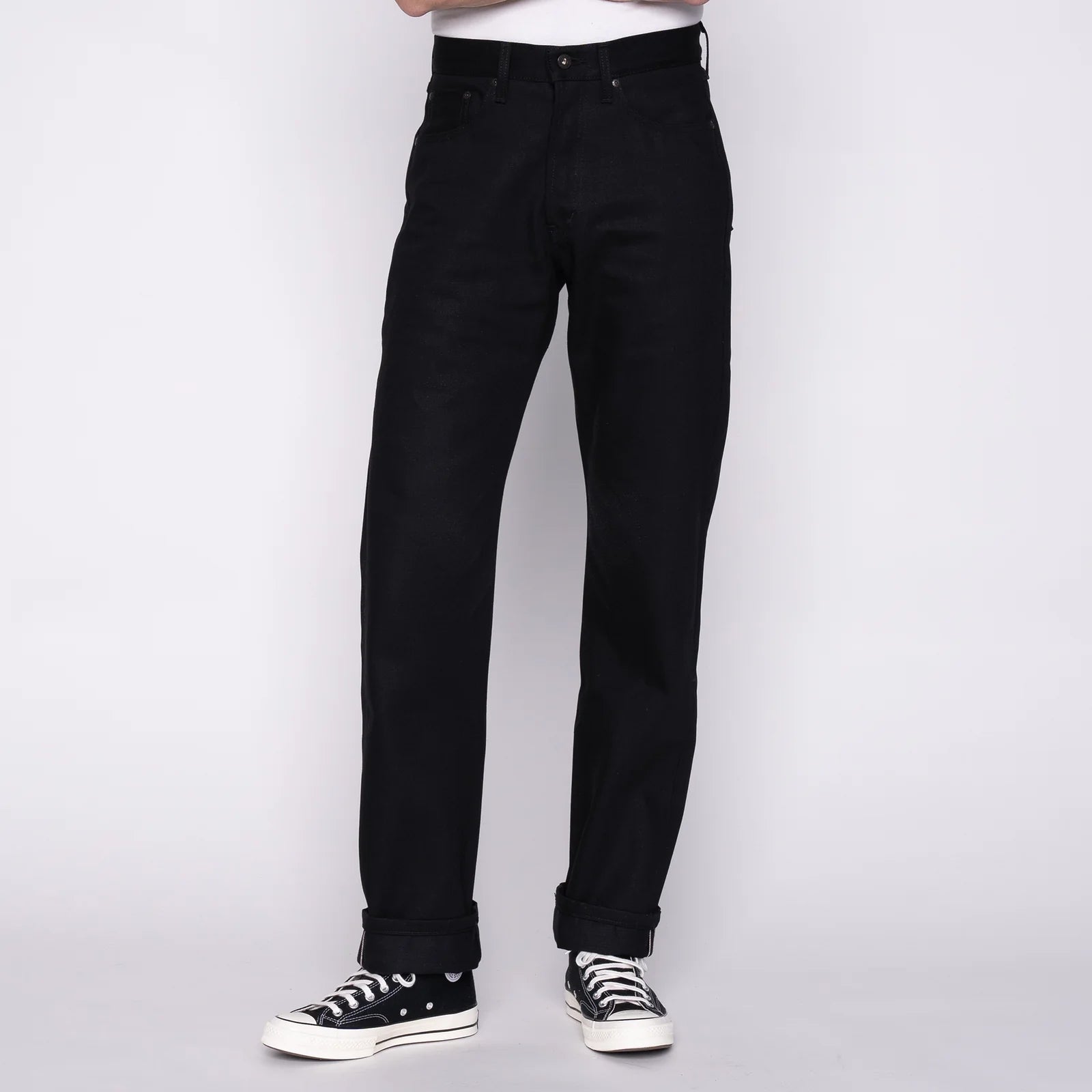 Naked & Famous - True Guy - Solid Black Selvedge