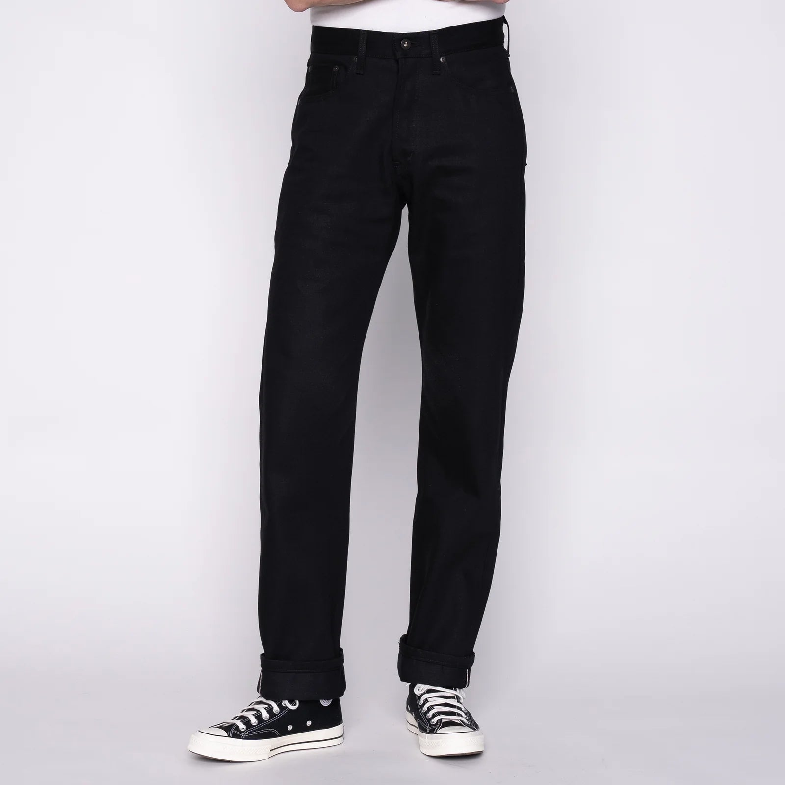 Naked & Famous - True Guy - Solid Black Selvedge