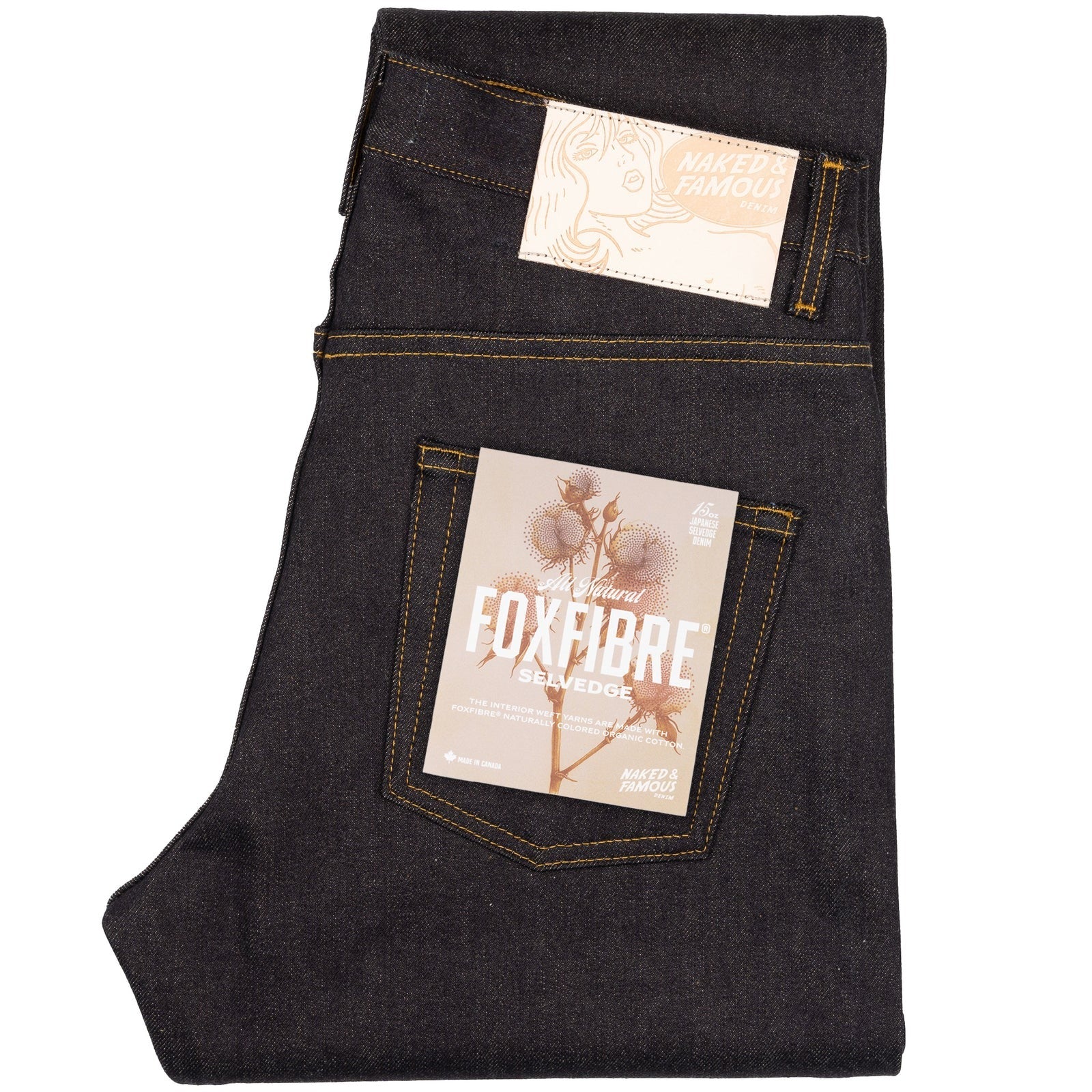 Naked & Famous - Weird Guy - All Natural Foxfibre® Selvedge