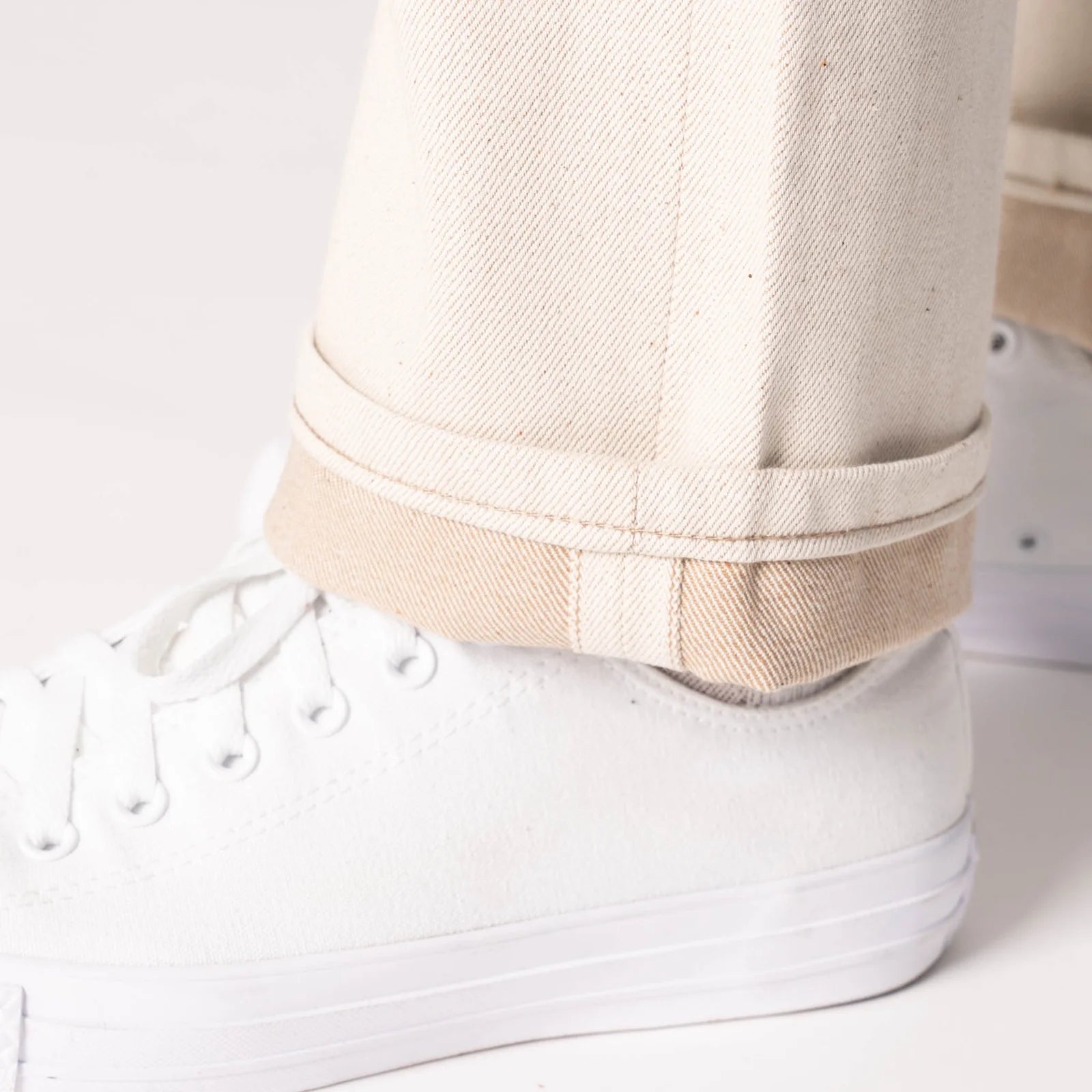 Naked & Famous - True Guy - All Natural Foxfibre® Ecru