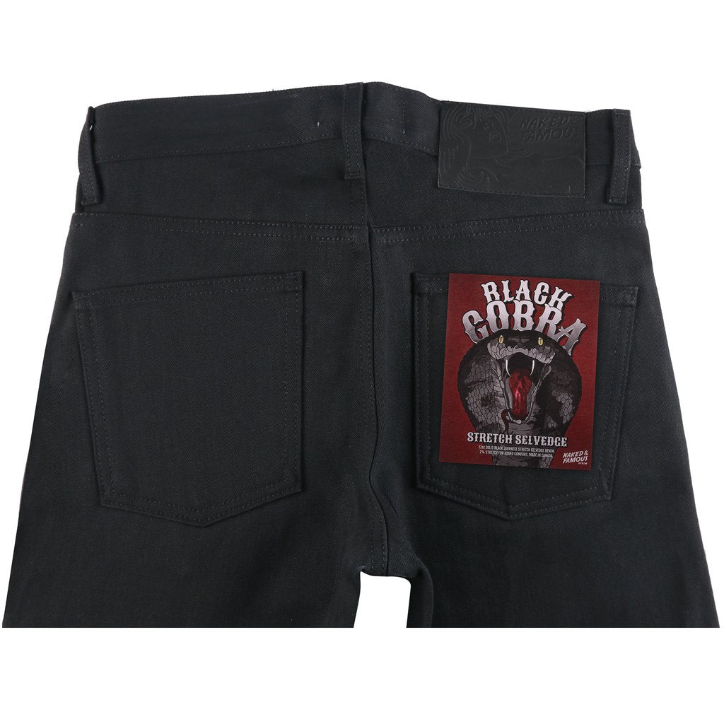 Naked & Famous - Super Guy - Black Cobra