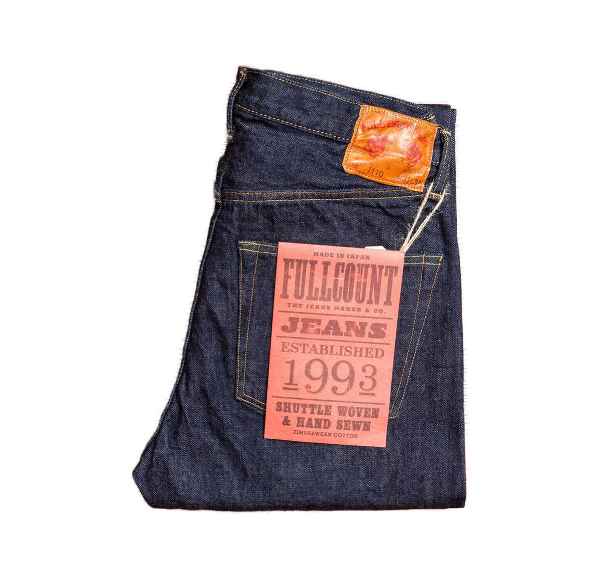Full Count - 1110W Tapered Fit - 13.75oz Selvedge (One Wash)