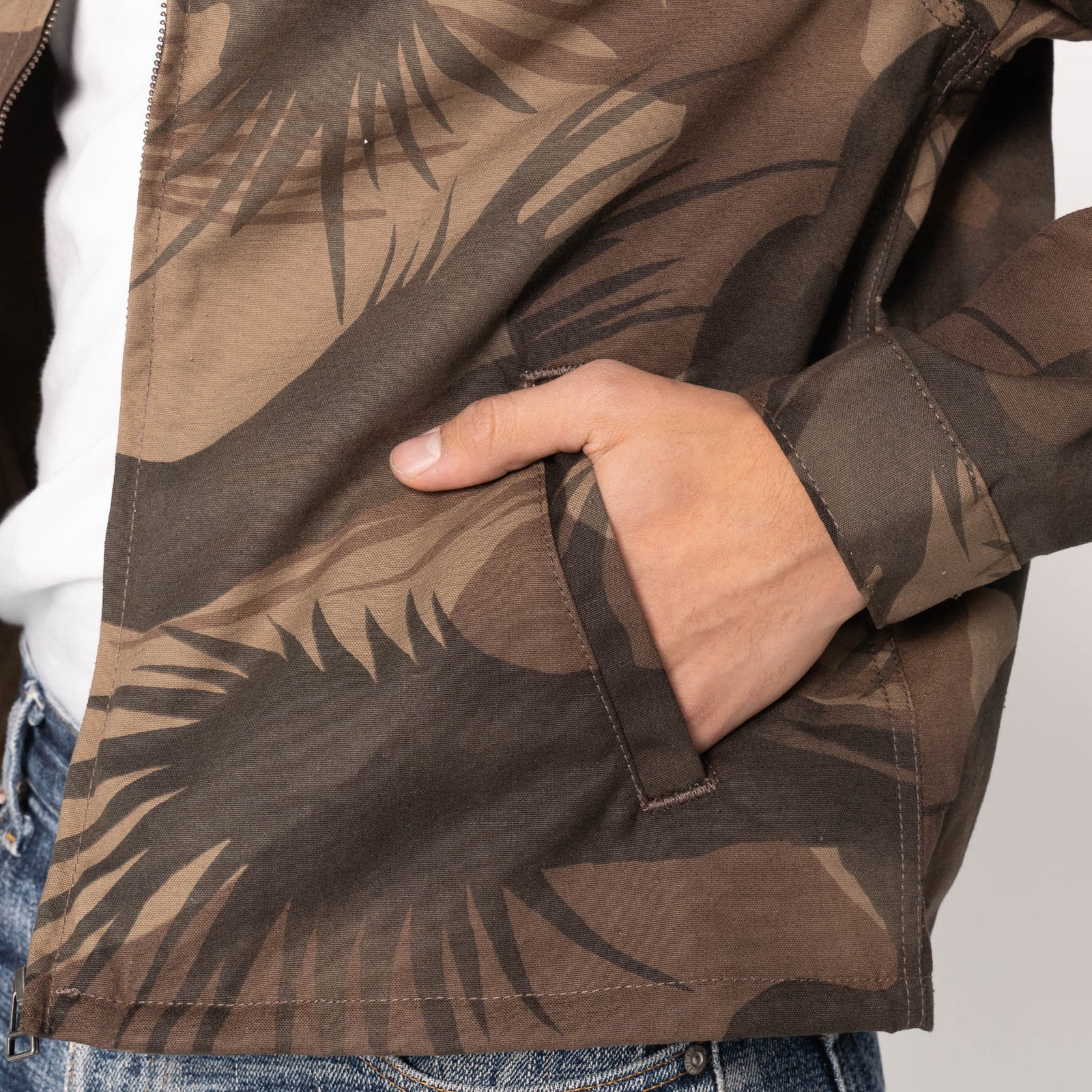 Naked & Famous - Zip Jacket - Fern Camo