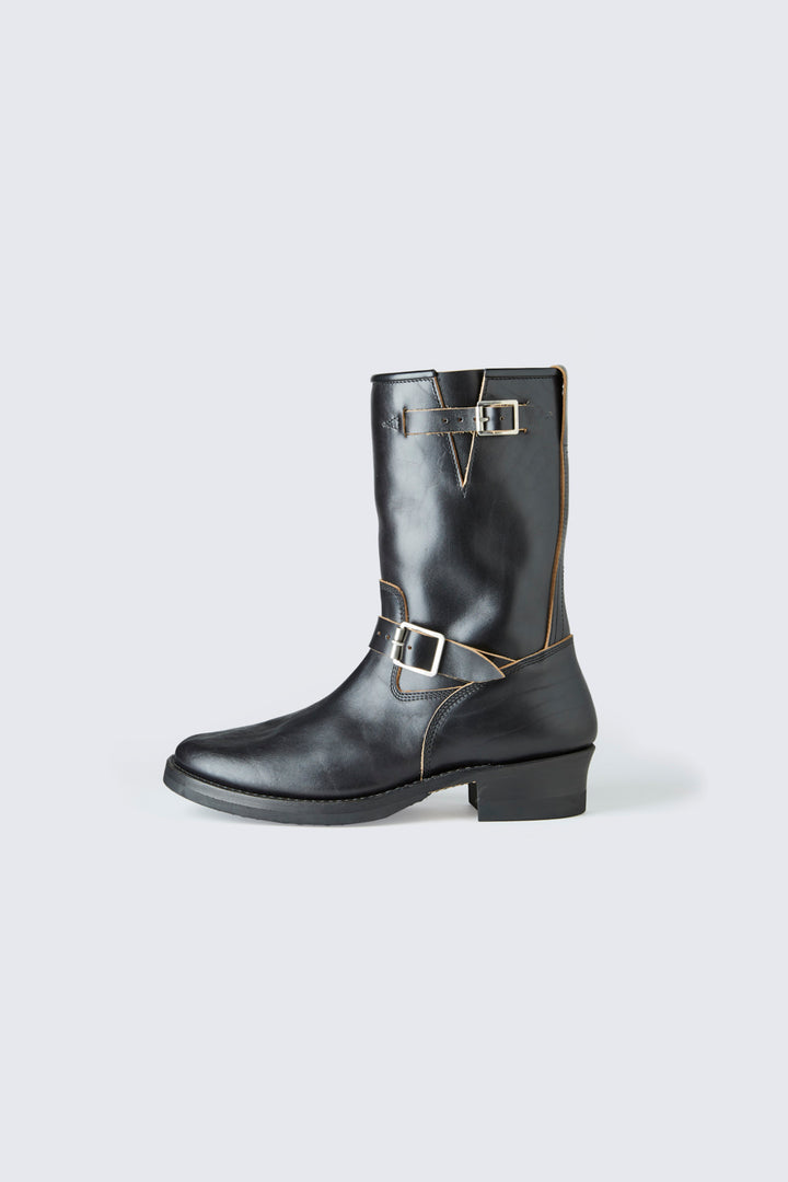 Addict Clothes - Horsebutt Engineer Boot - Black