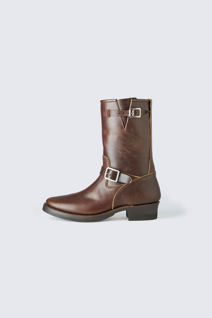 Addict Clothes - Horsebutt Engineer Boot - Brown