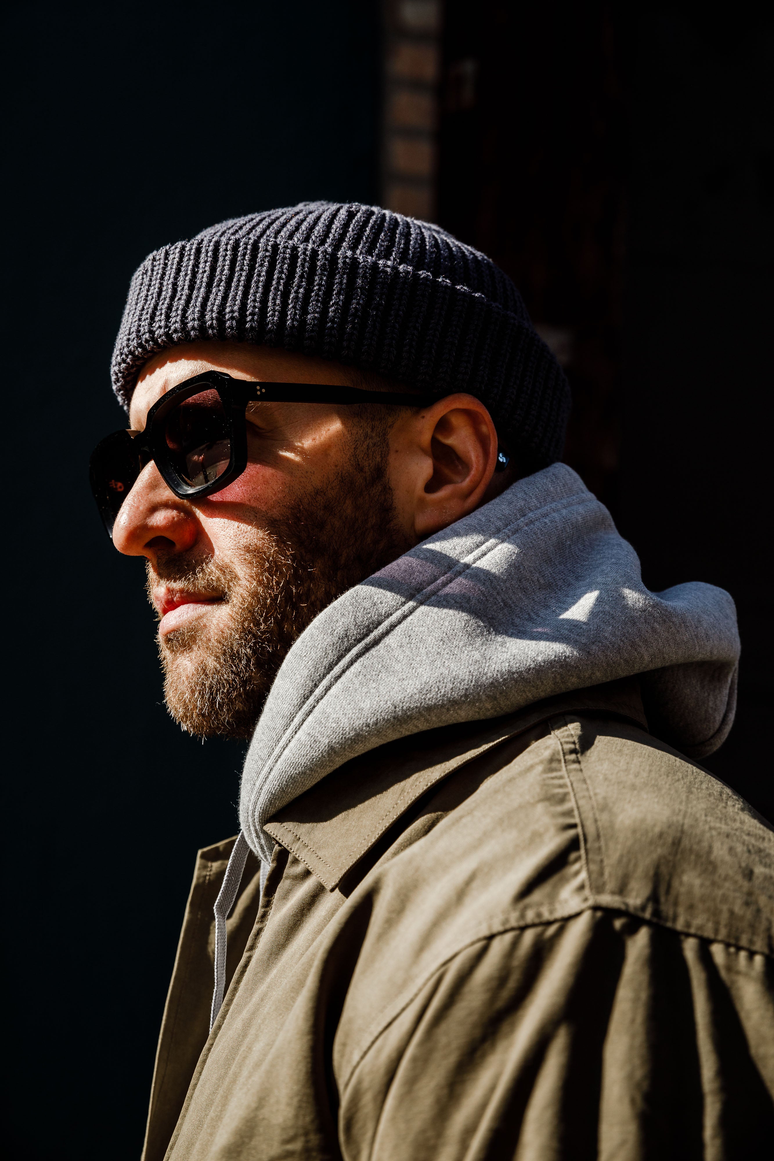 3sixteen - Square - SP-02 Sunglasses - Black / Grey