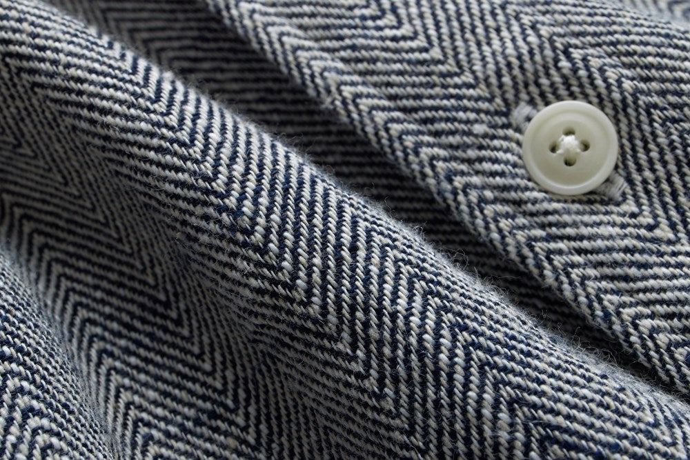 3sixteen - Camp Shirt Black Cotton/Linen HBT