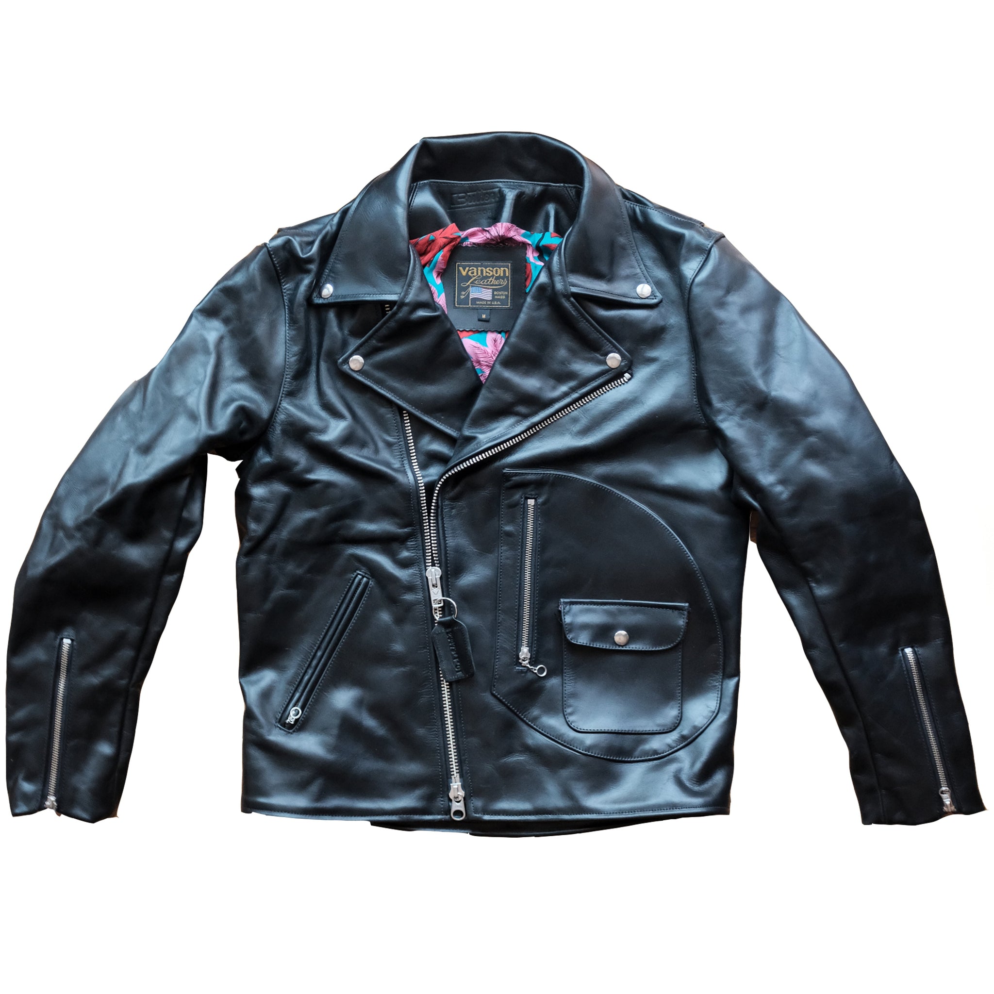 Commando - Black and Nickel Leather Jacket