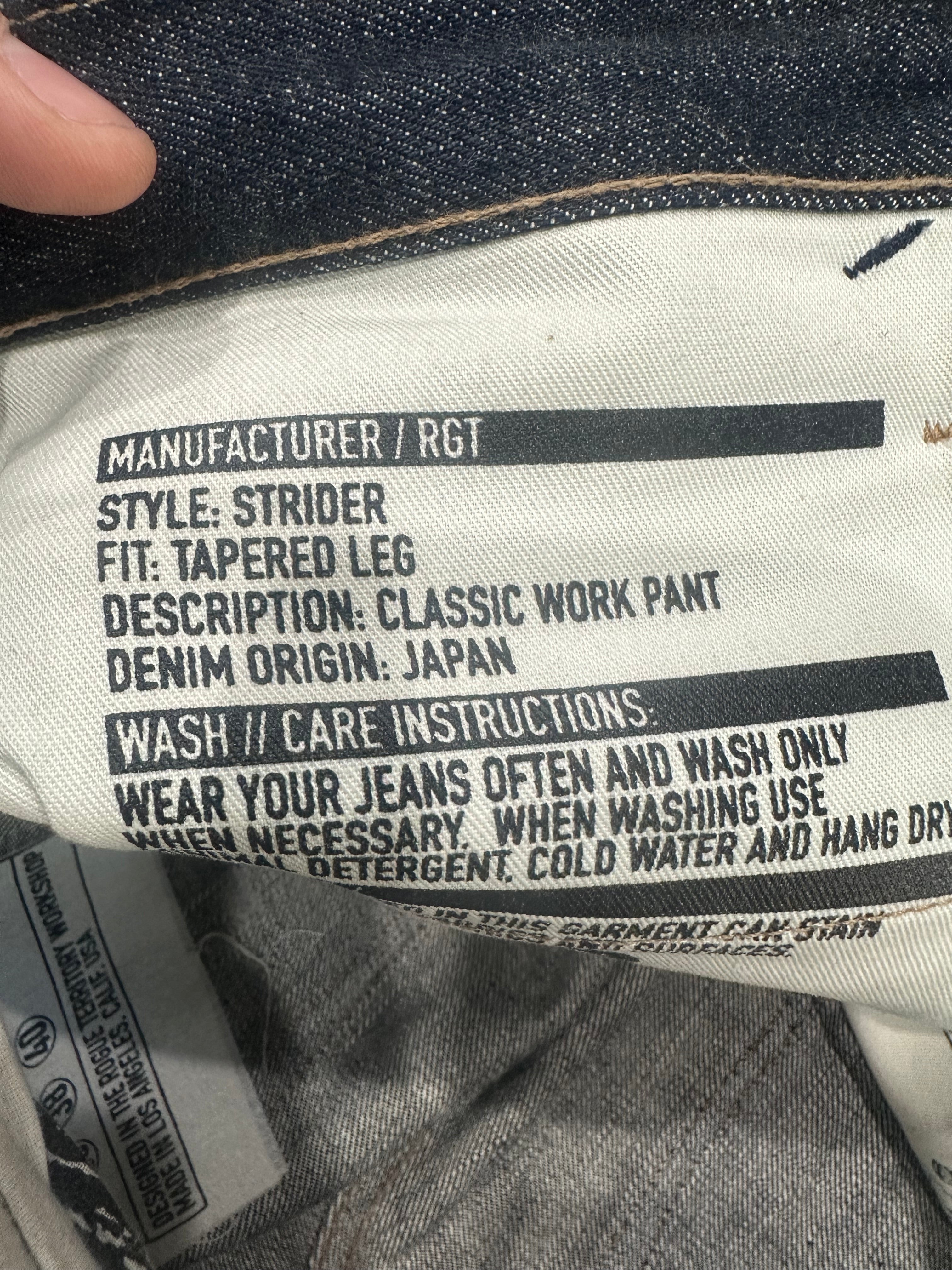 Tommy's Closet - RGT 15oz Strider (Size 29)