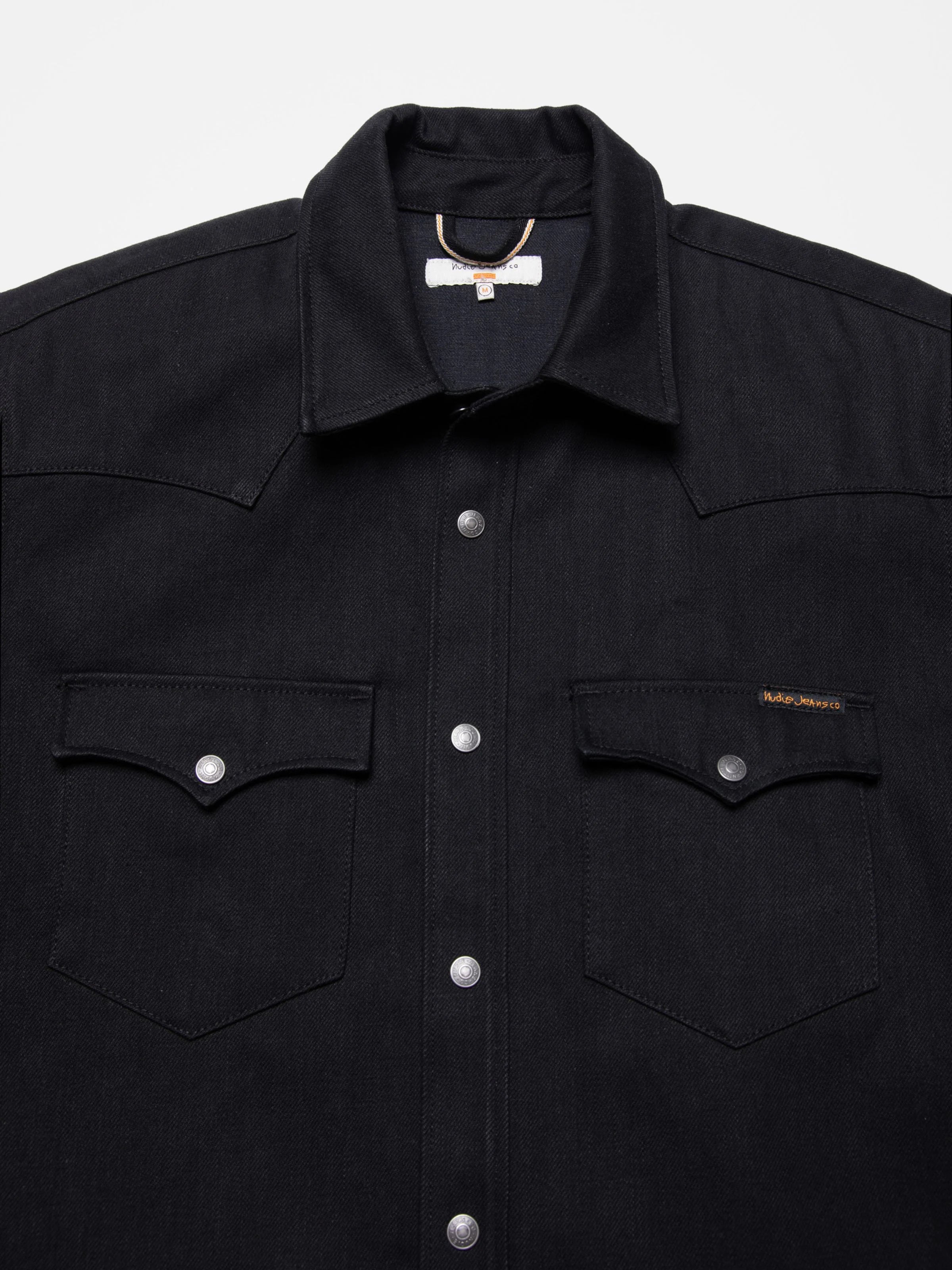 Nudie - George 14.5oz Selvage Denim Shirt - Dry Black