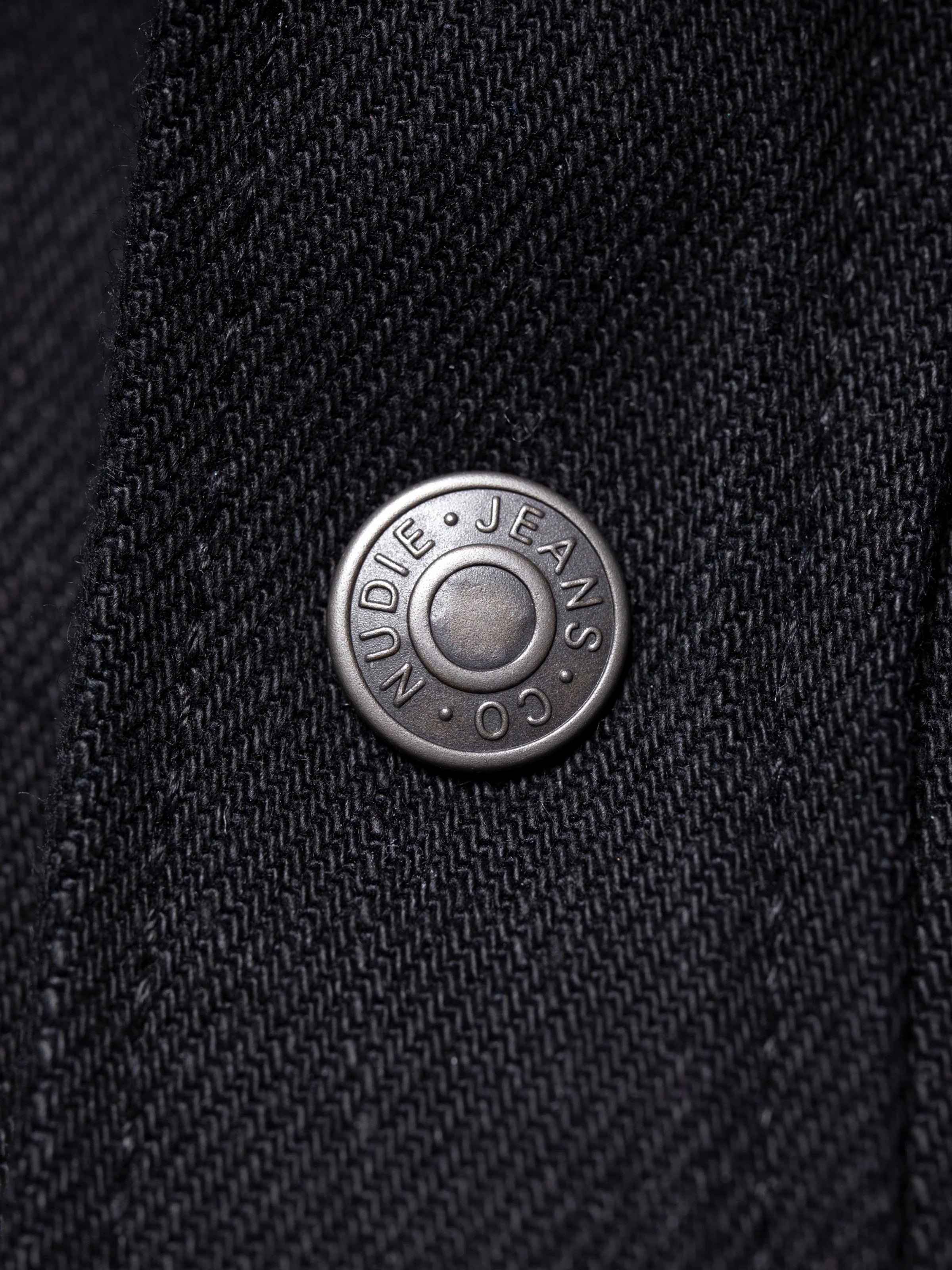 Nudie - George 14.5oz Selvage Denim Shirt - Dry Black