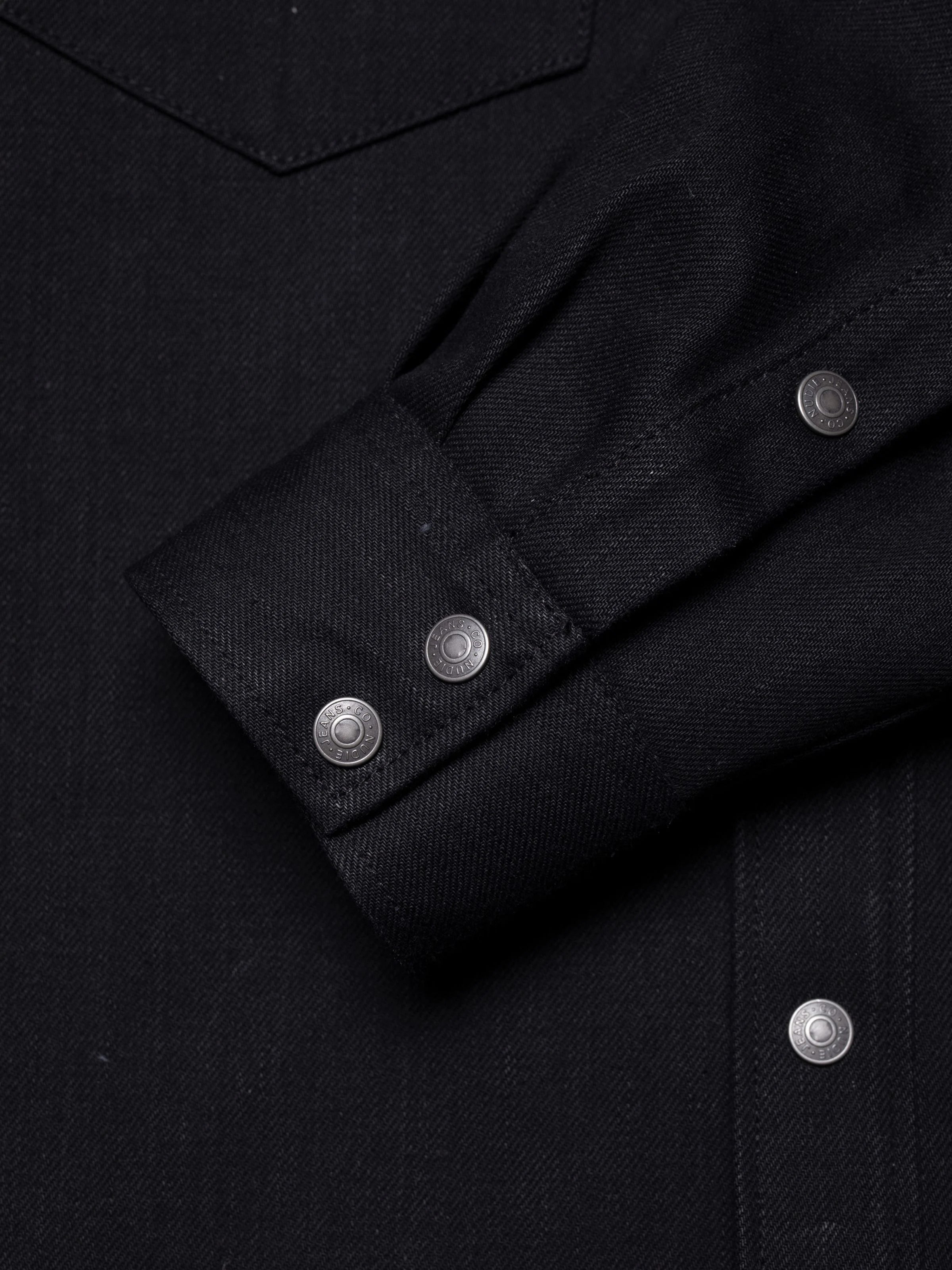 Nudie - George 14.5oz Selvage Denim Shirt - Dry Black