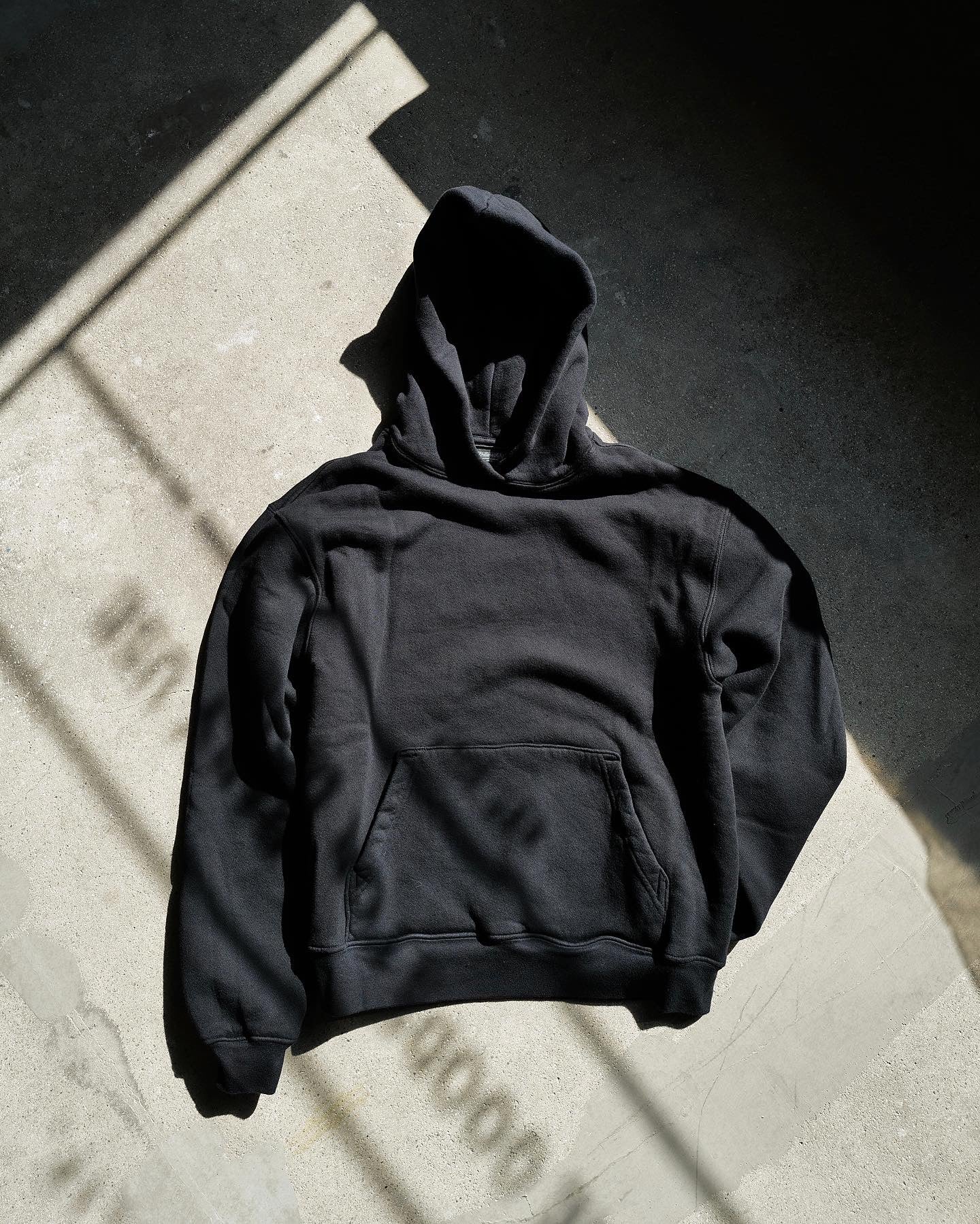 ButterScotch - Heavyweight Pull Over Hoodie - Black