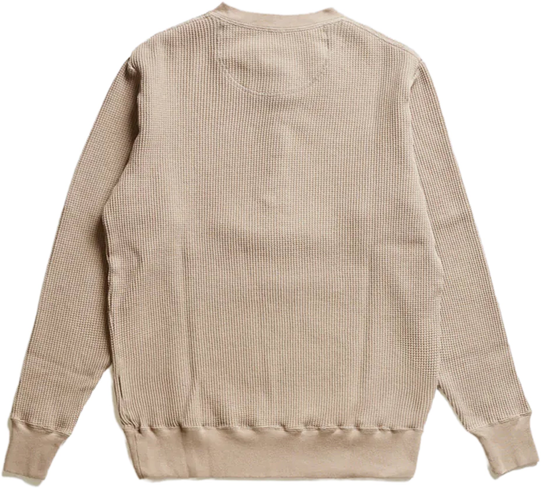Addict Clothes - Heavy Weight Waffle Henley - Khaki