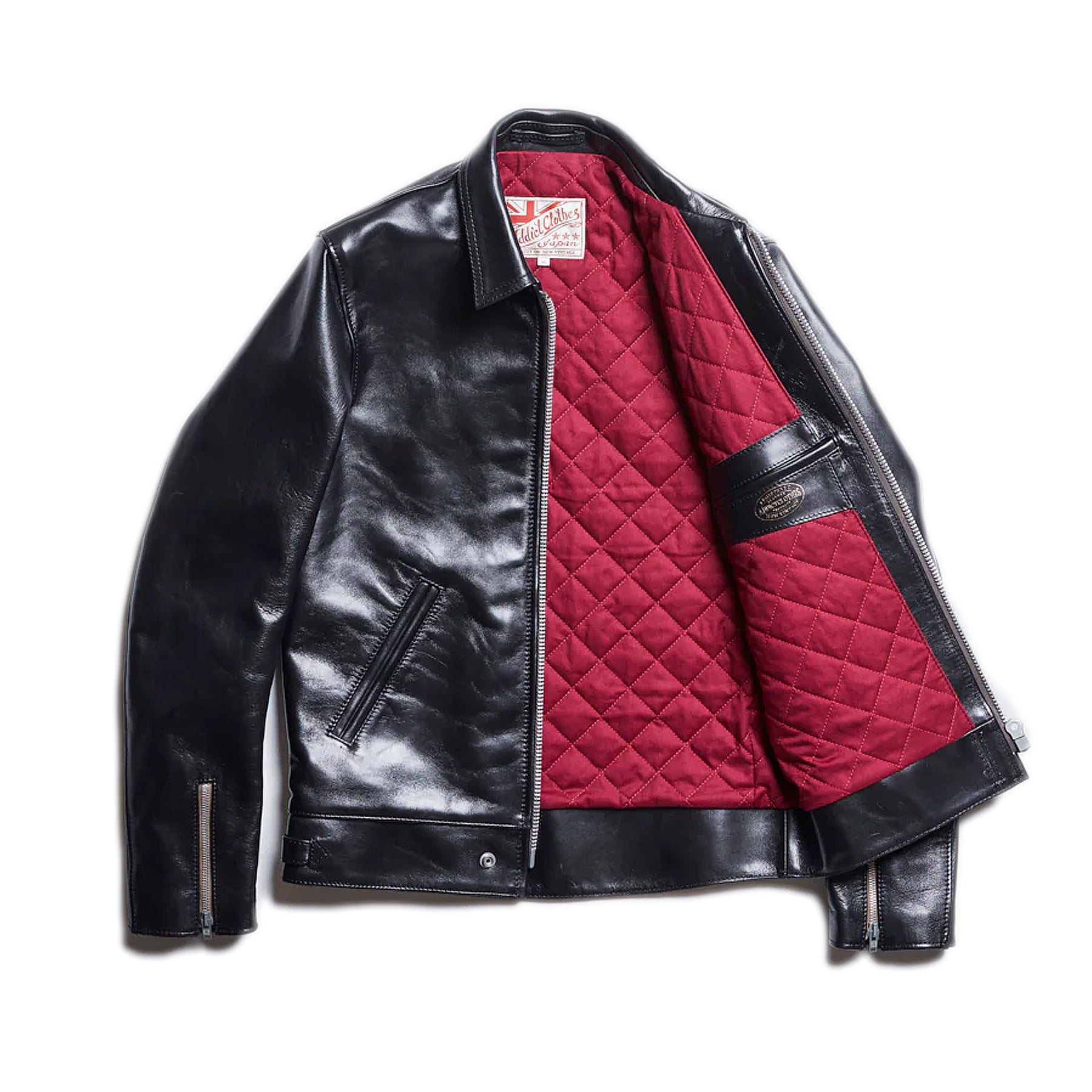 Addict Clothes - AD-01 Center Zip Jacket - Teacore Horsehide