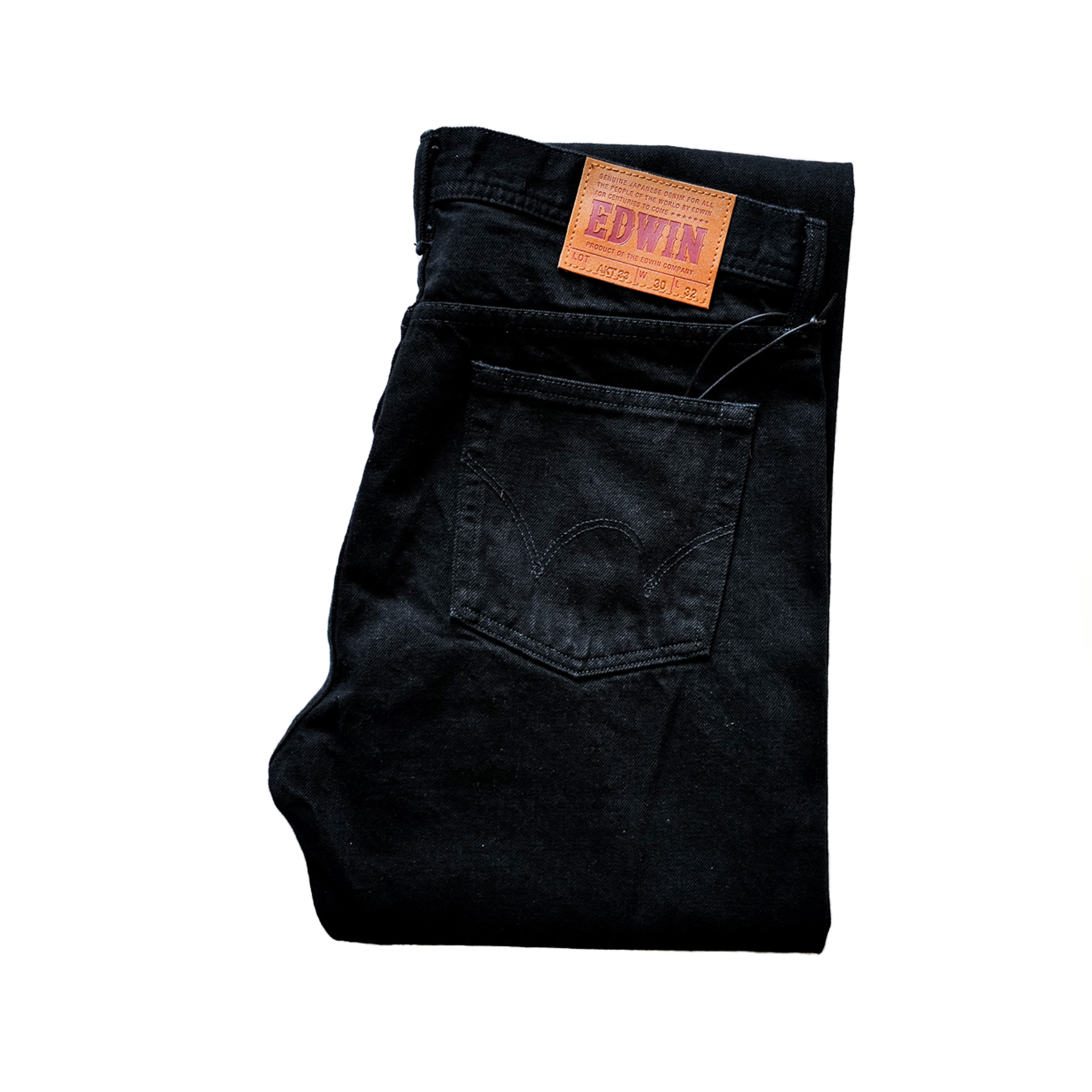 Edwin Japan - Regular Taper (AKT33) - 13.5oz Rinsed Black Selvedge