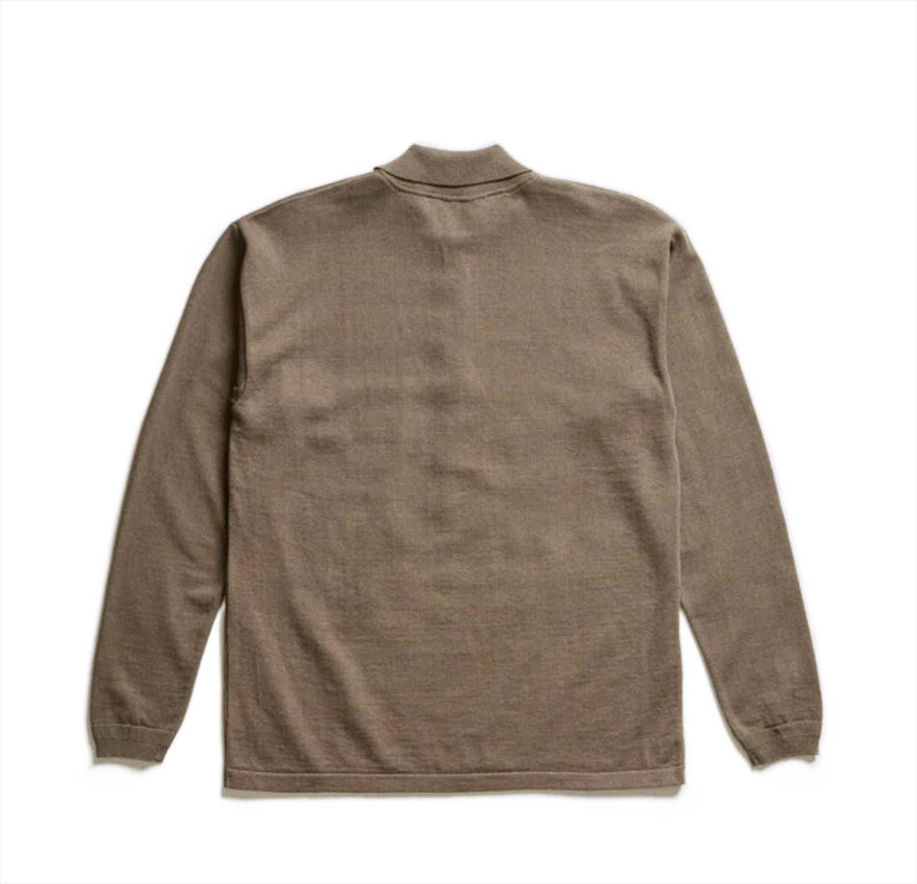 Addict Clothes - Long Sleeve Knit Polo - Olive