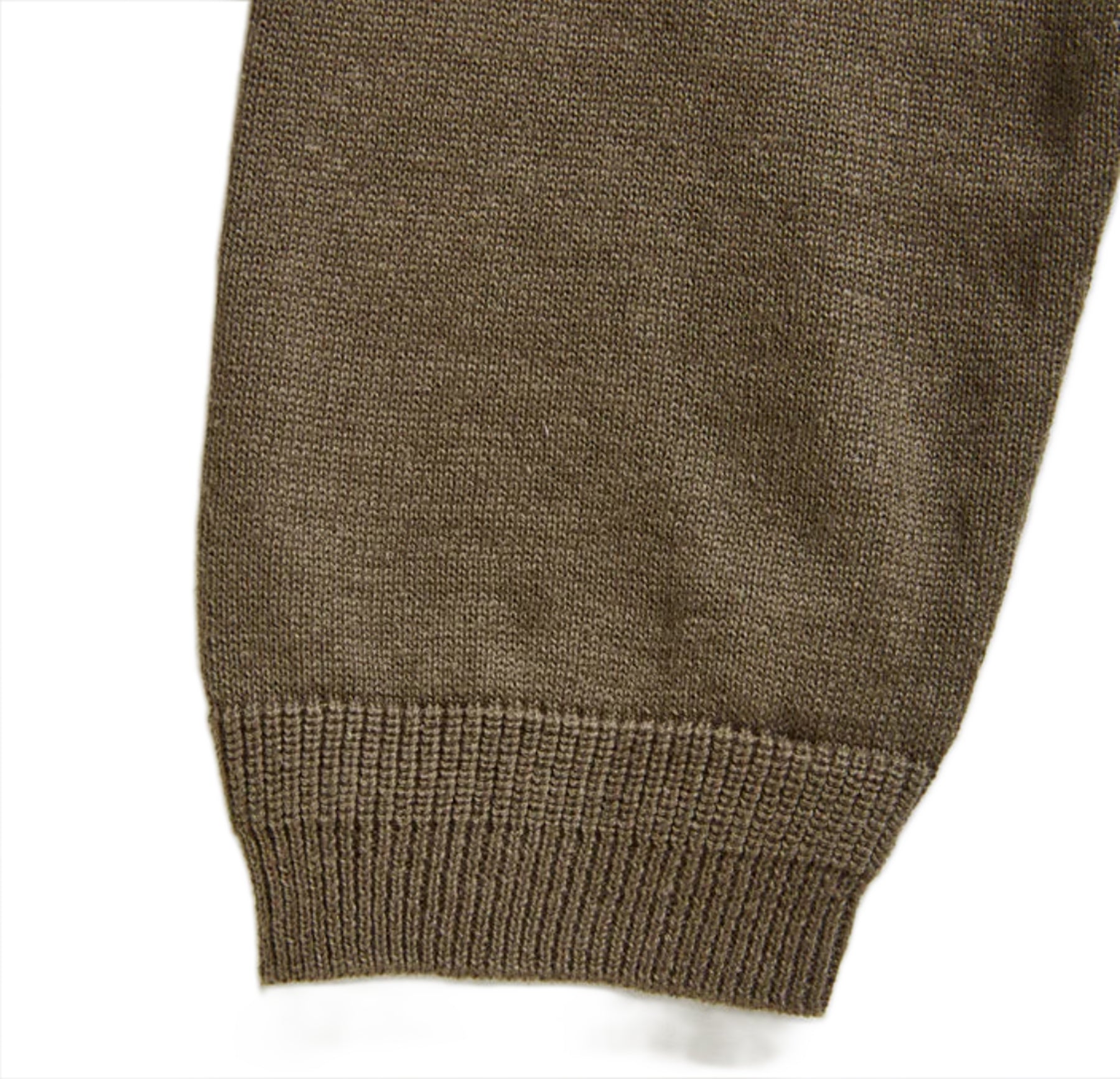Addict Clothes - Long Sleeve Knit Polo - Olive