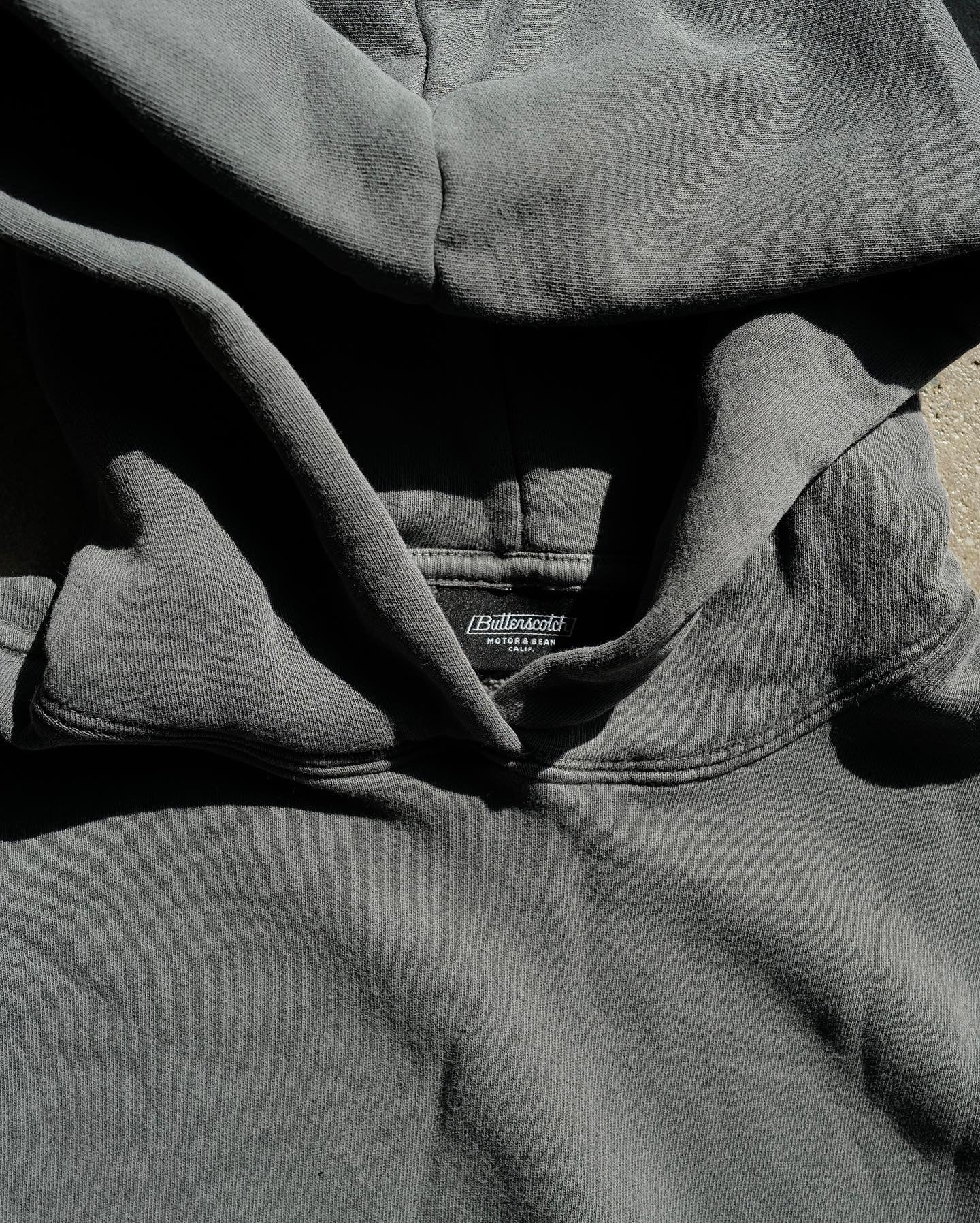 ButterScotch - Heavyweight Pull Over Hoodie - Pigment Grey