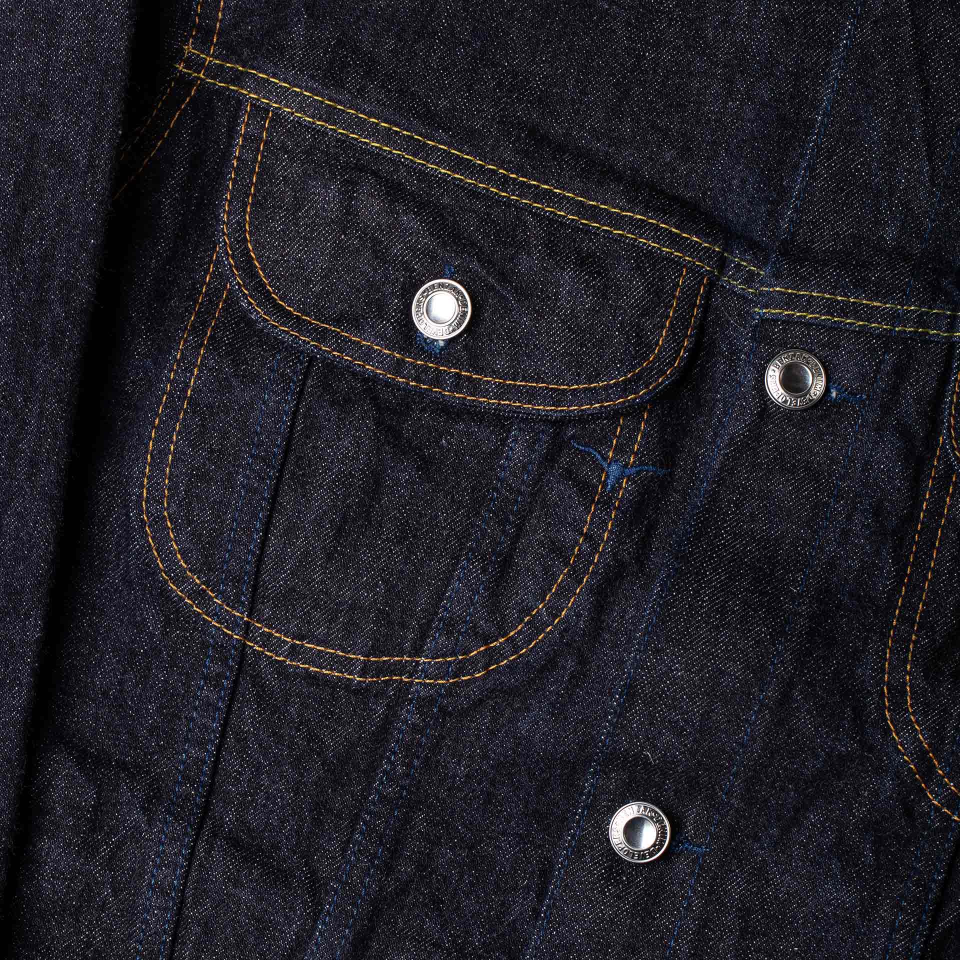 Benzak Denim Developers - BDJ-05 Type 3 Trucker Jacket - 14 oz. Forties Era Selvedge