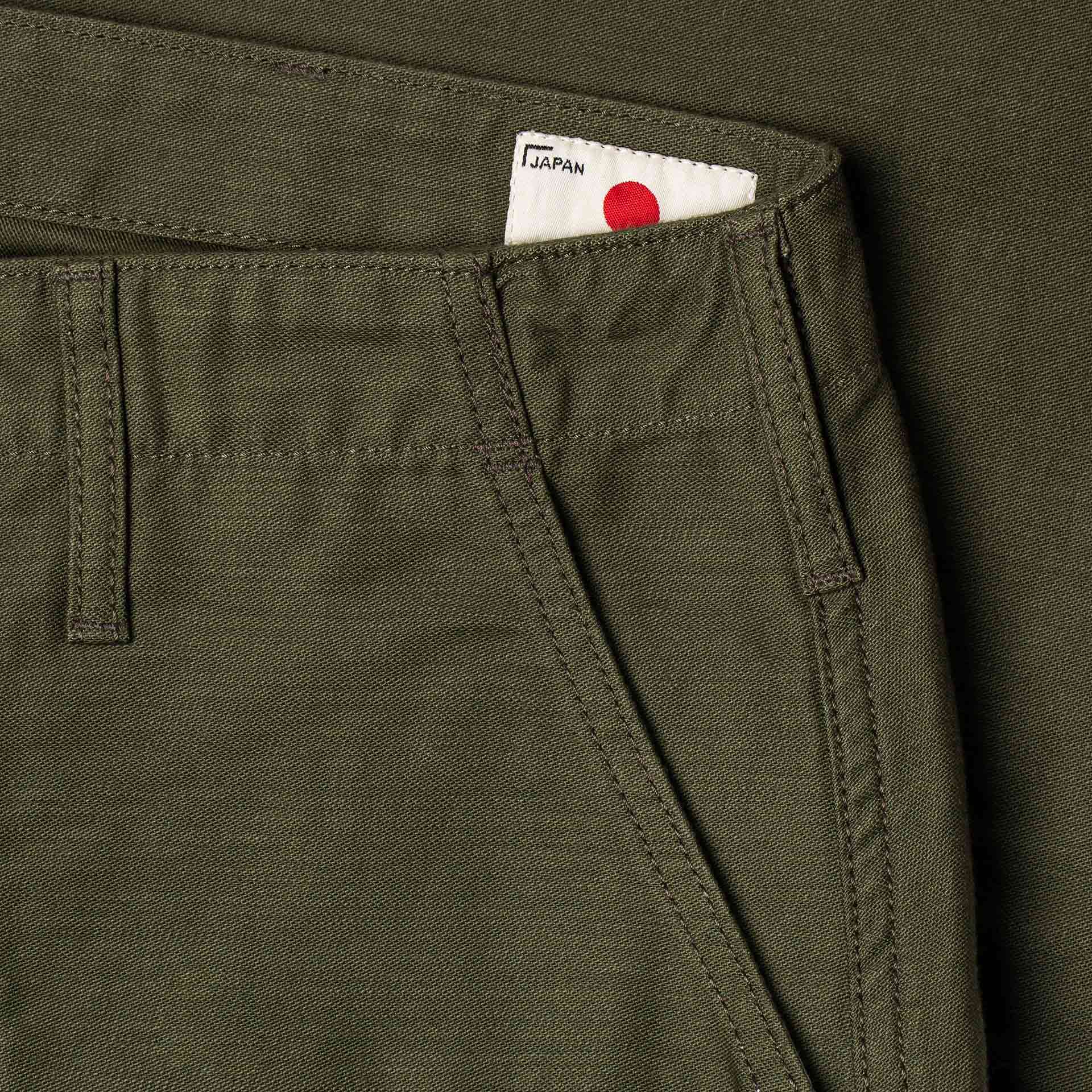 Benzak Denim Developers - BP-07 Loose Fatigue Pant - 10oz Olive Drab Military Twill