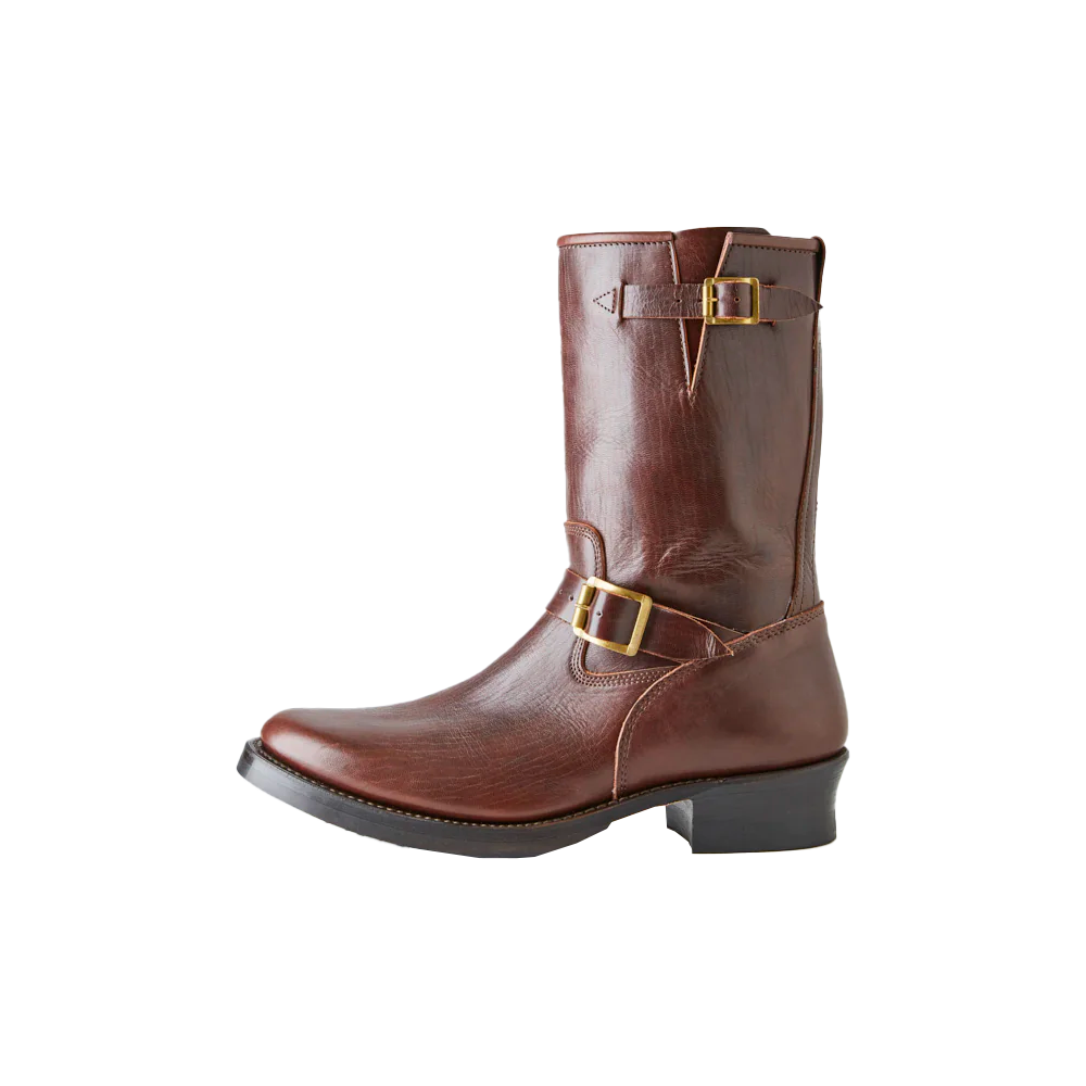 Addict Clothes - Horsehide Engineer Boot - Brown