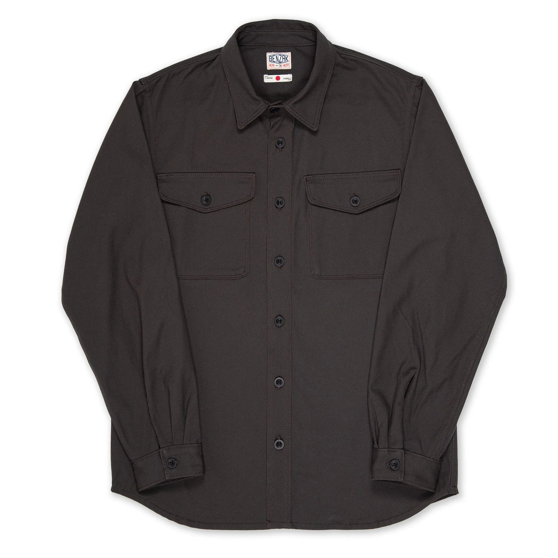 Benzak Denim Developers - Scout Overshirt - 9oz Slate Selvedge Duck Canvas