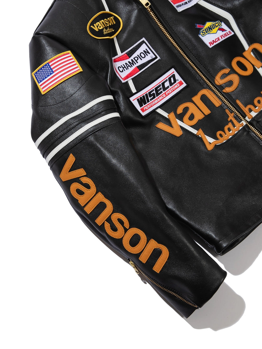 Vanson - Star Jacket - Black & White