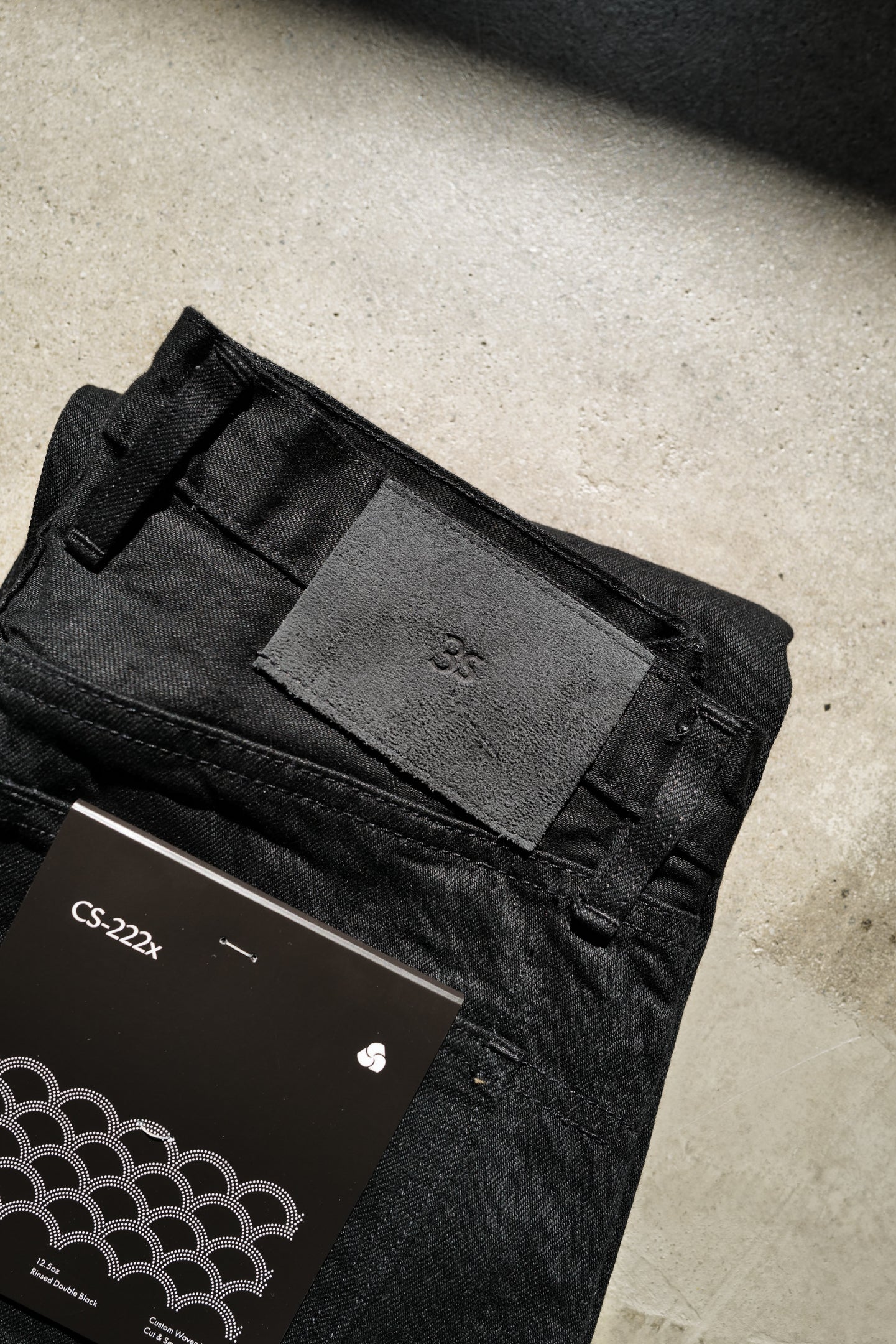 3sixteen - CS-222x Classic Straight - 12.5oz Lightweight Double Black Selvedge