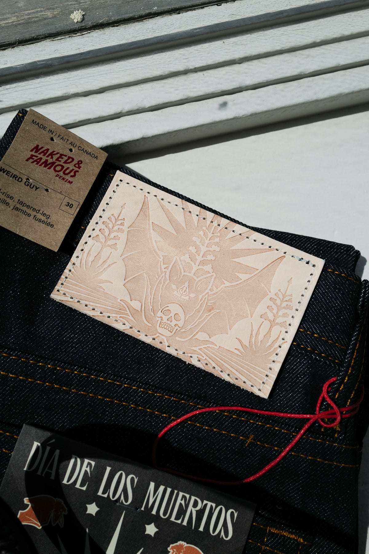 Naked & Famous Denim - Weird Guy - 12.5oz Dia De Los Muertos Selvedge