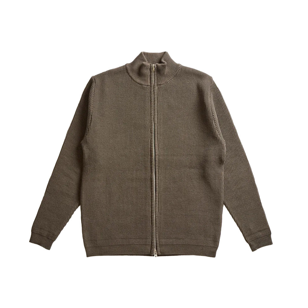Addict Clothes - Cotton Waffle Drivers Knit - Olive