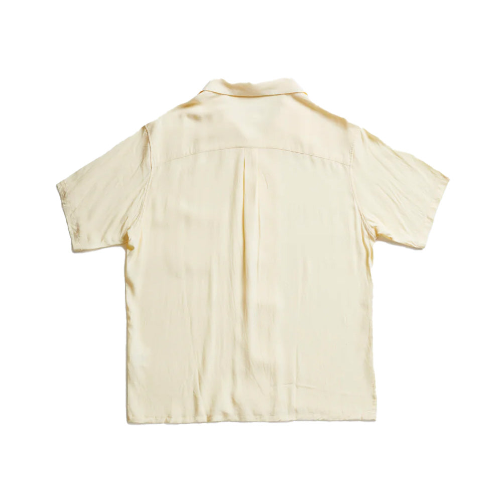 ADDICT Clothes - Open Collar Slant Pocket Shirt - Dusty Yellow