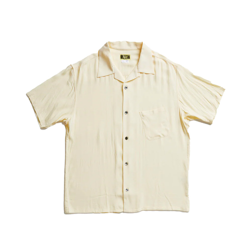 ADDICT Clothes - Open Collar Slant Pocket Shirt - Dusty Yellow