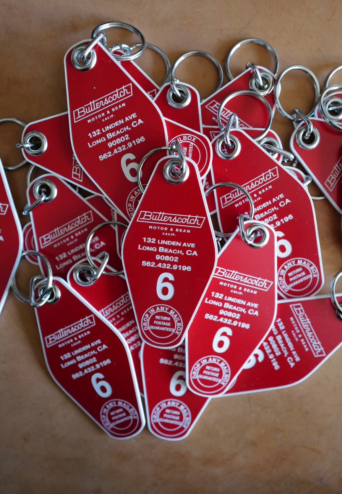 ButterScotch - Motel Key Fob - Year 6