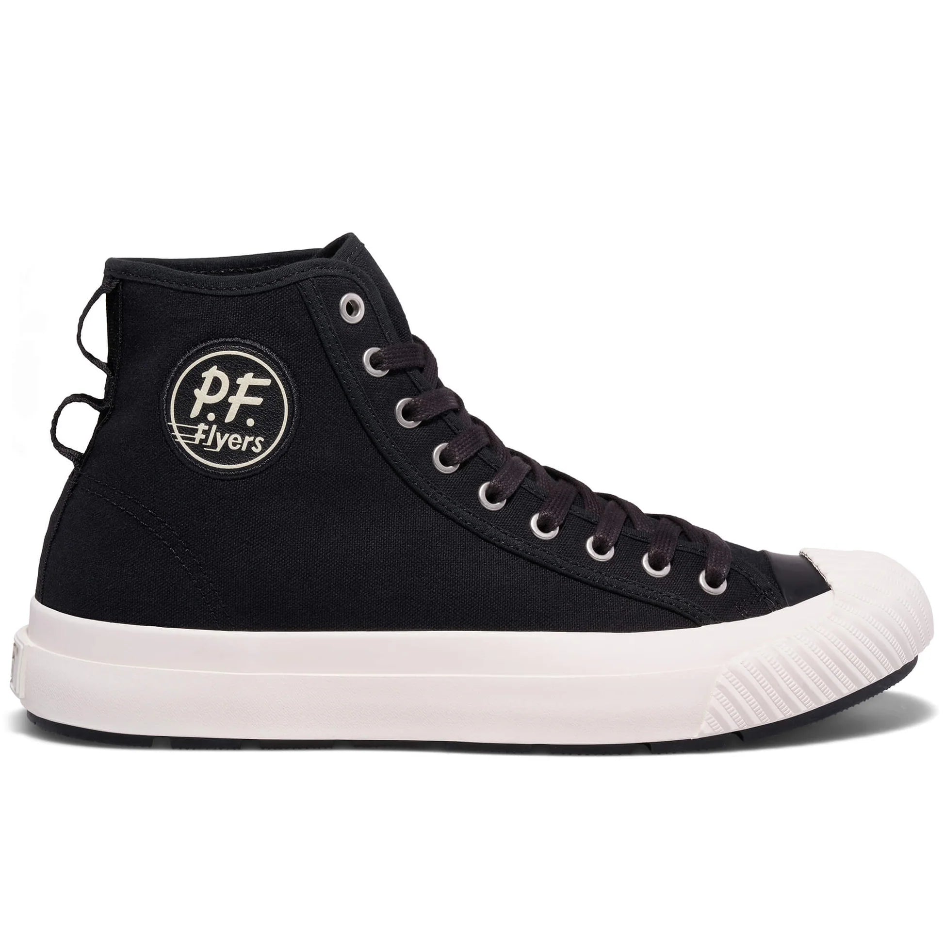 P.F. Flyers - Grounder Hi-Top - Black/Sea Salt