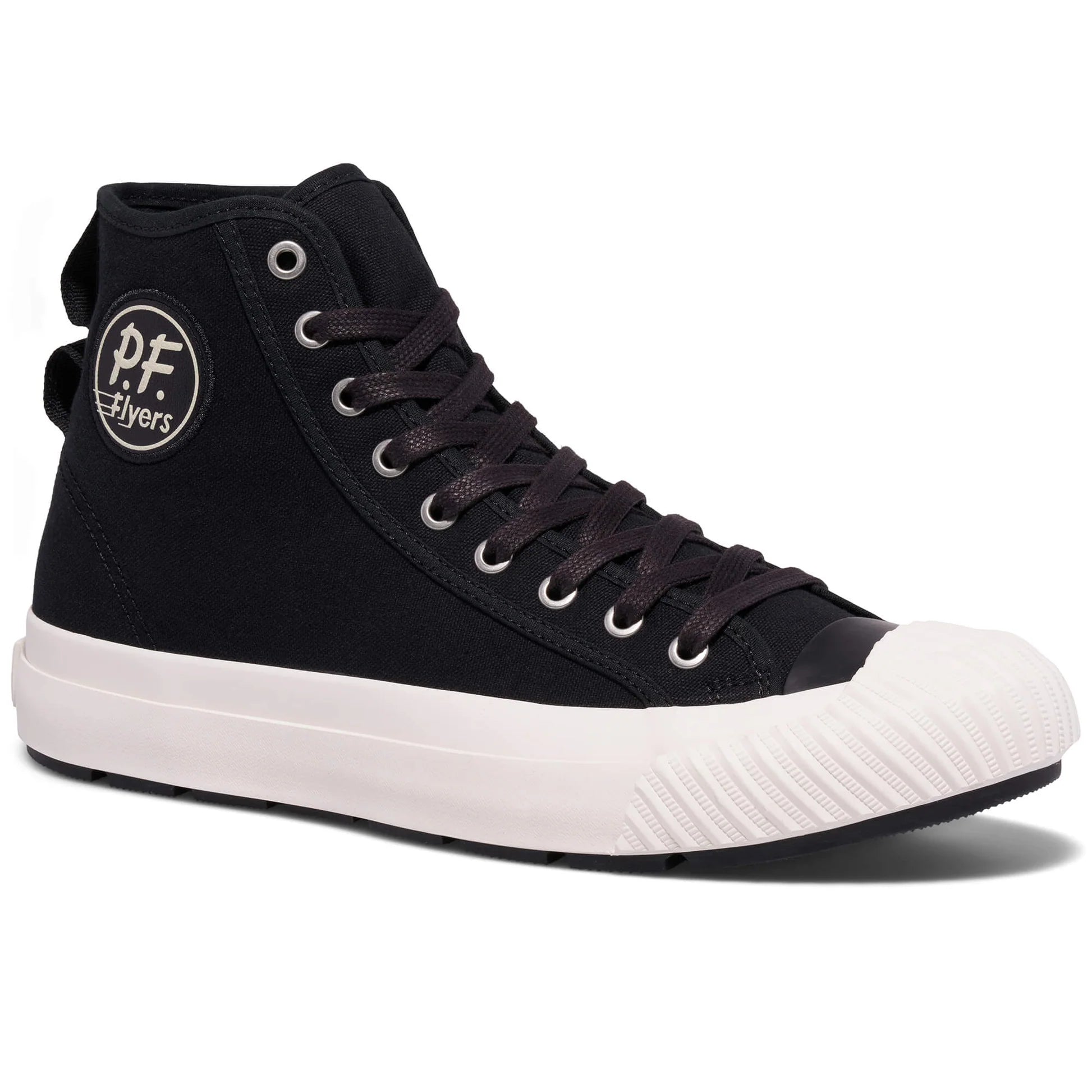 P.F. Flyers - Grounder Hi-Top - Black/Sea Salt