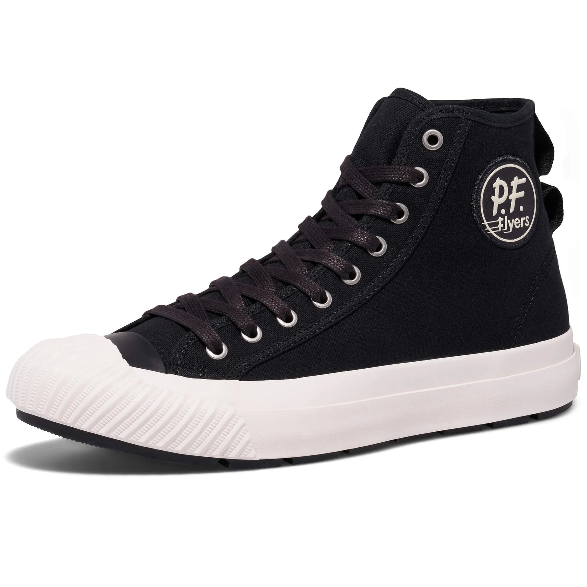 P.F. Flyers - Grounder Hi-Top - Black/Sea Salt