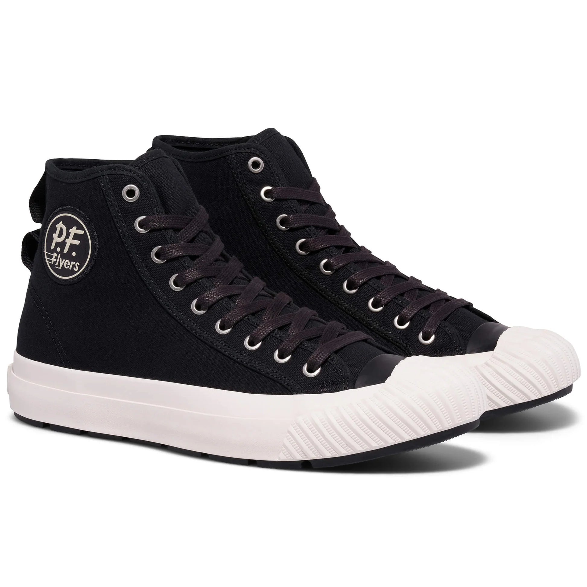 P.F. Flyers - Grounder Hi-Top - Black/Sea Salt