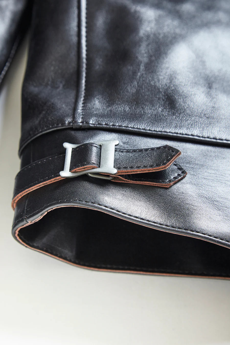 Addict Clothes - AD-01 Center Zip Jacket - Teacore Horsehide