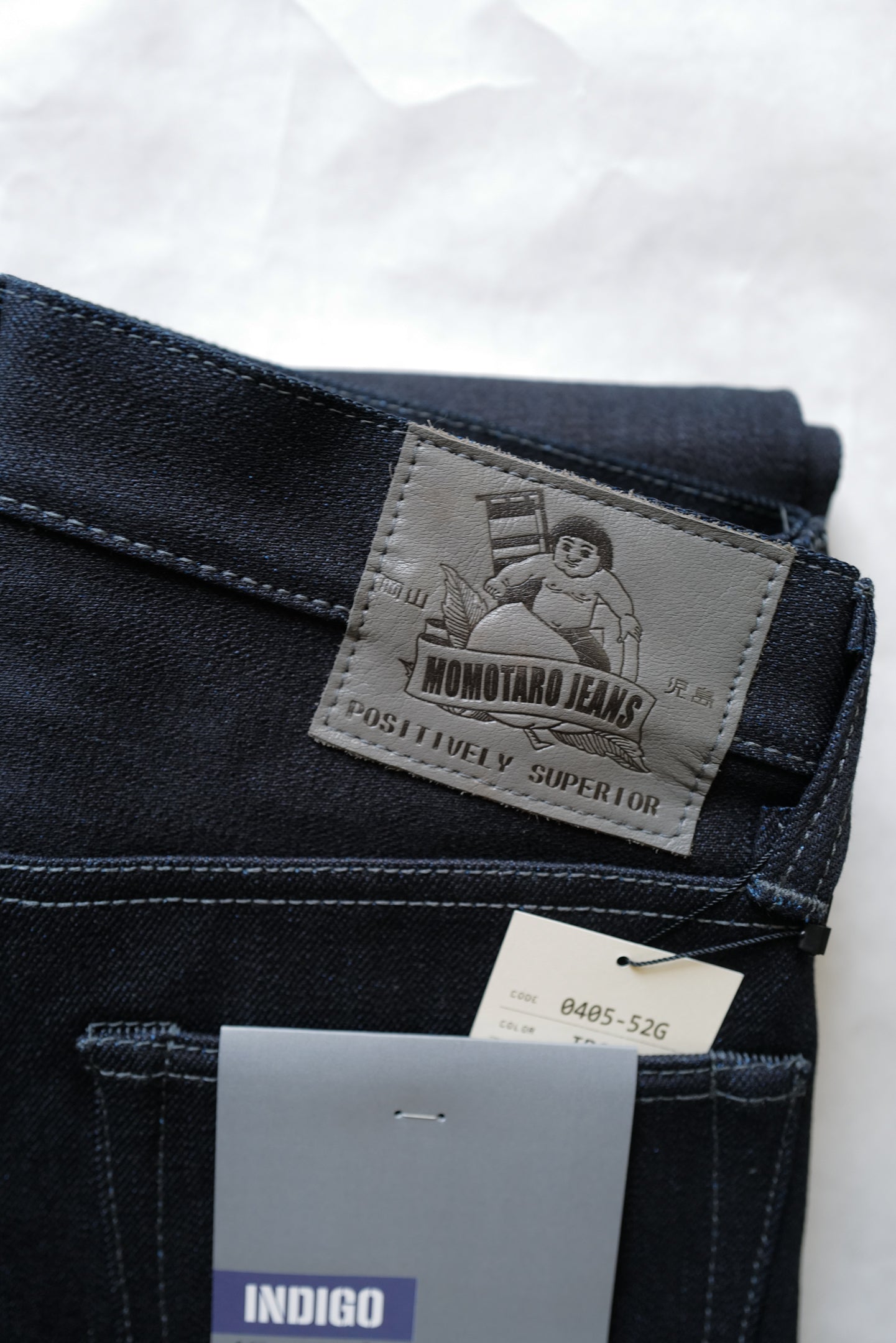 Momotaro - High Tapered - 18oz Indigo x Grey Selvedge