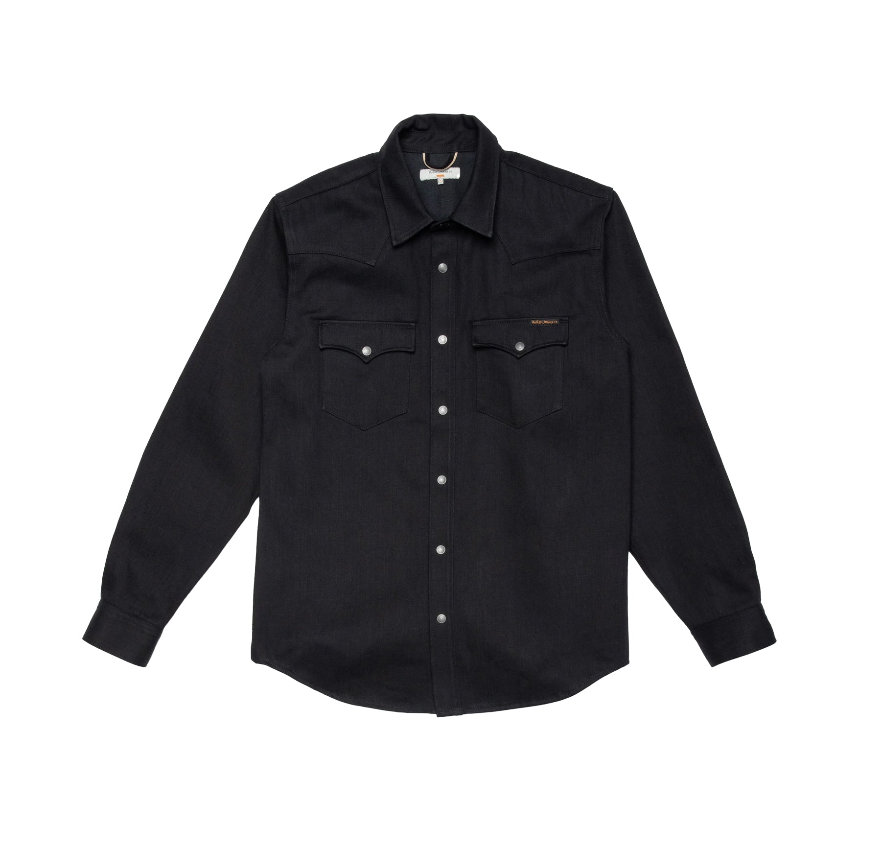 Nudie - George 14.5oz Selvage Denim Shirt - Dry Black