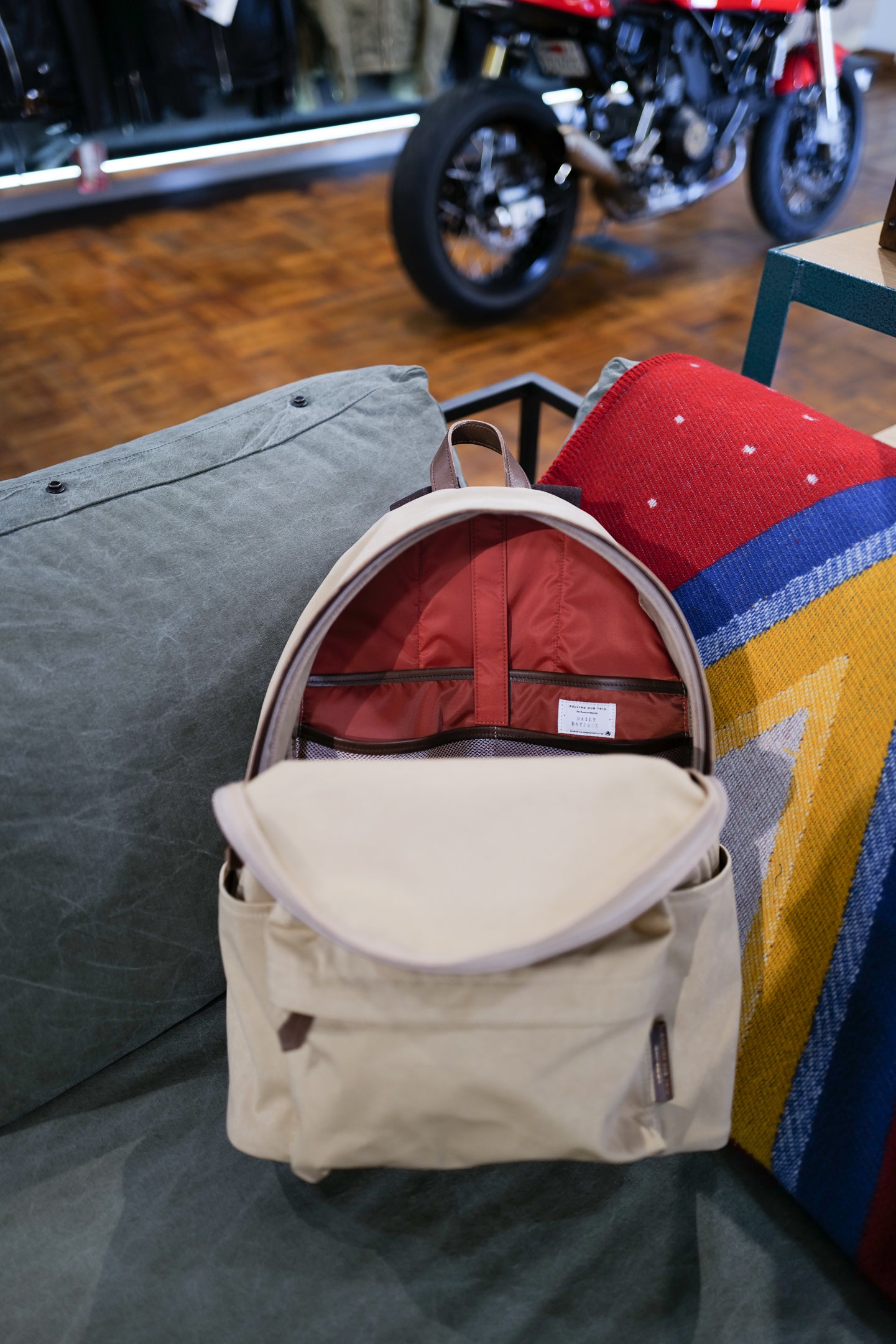 Rolling Dub Trio - Daily Back Pack - Beige