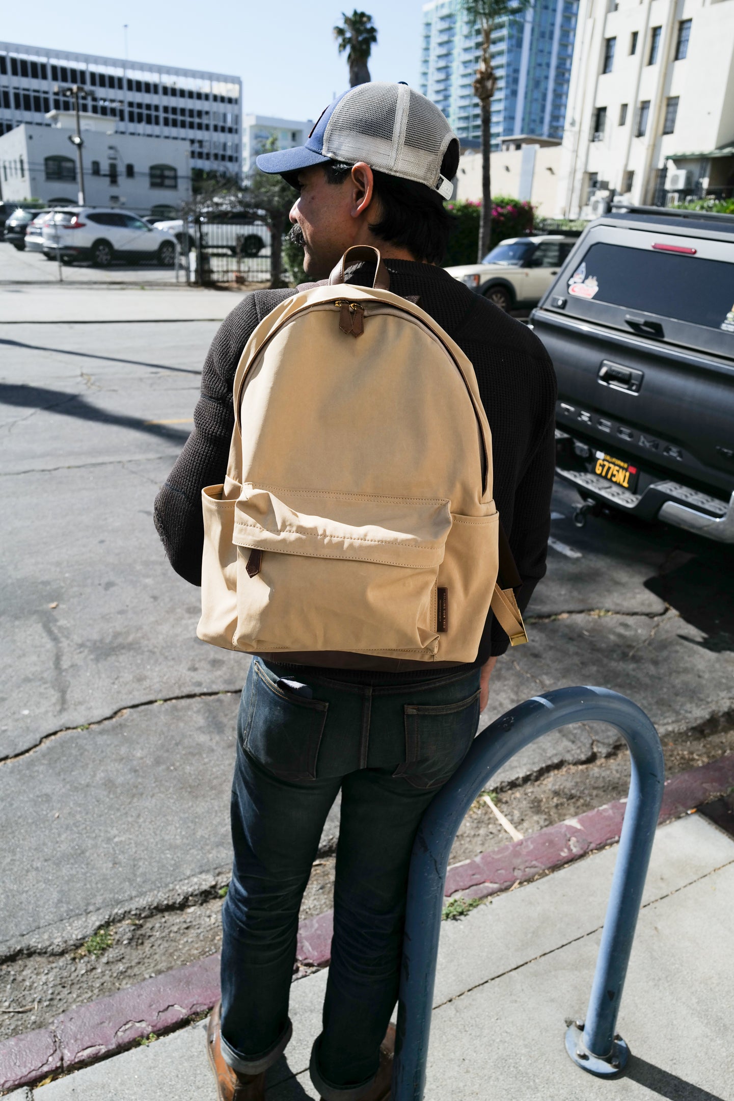 Rolling Dub Trio - Daily Back Pack - Beige