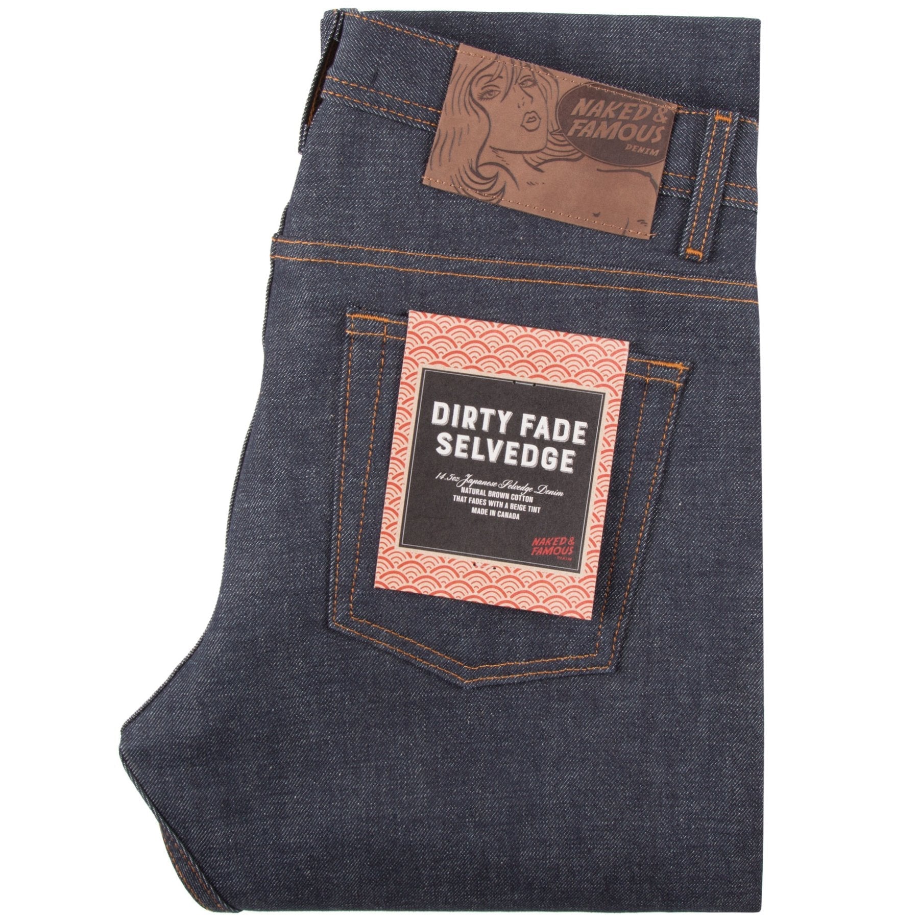 Naked & Famous - Weird Guy - Dirty Fade Selvedge