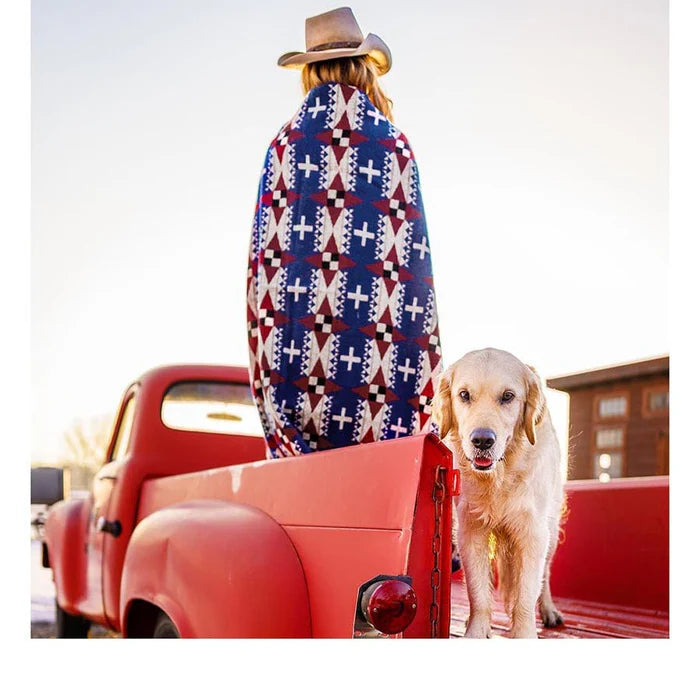 Faribault Mill - Dyani White Hawk "Guided" Wool Throw