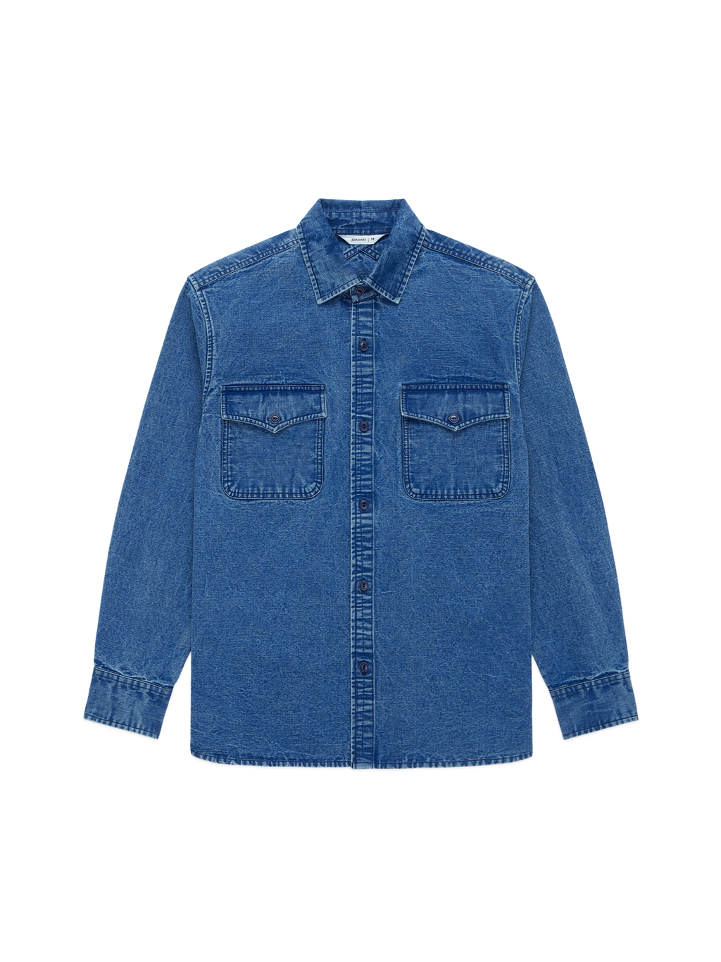 3sixteen USN Overshirt Stonewashed Indigo Canvas